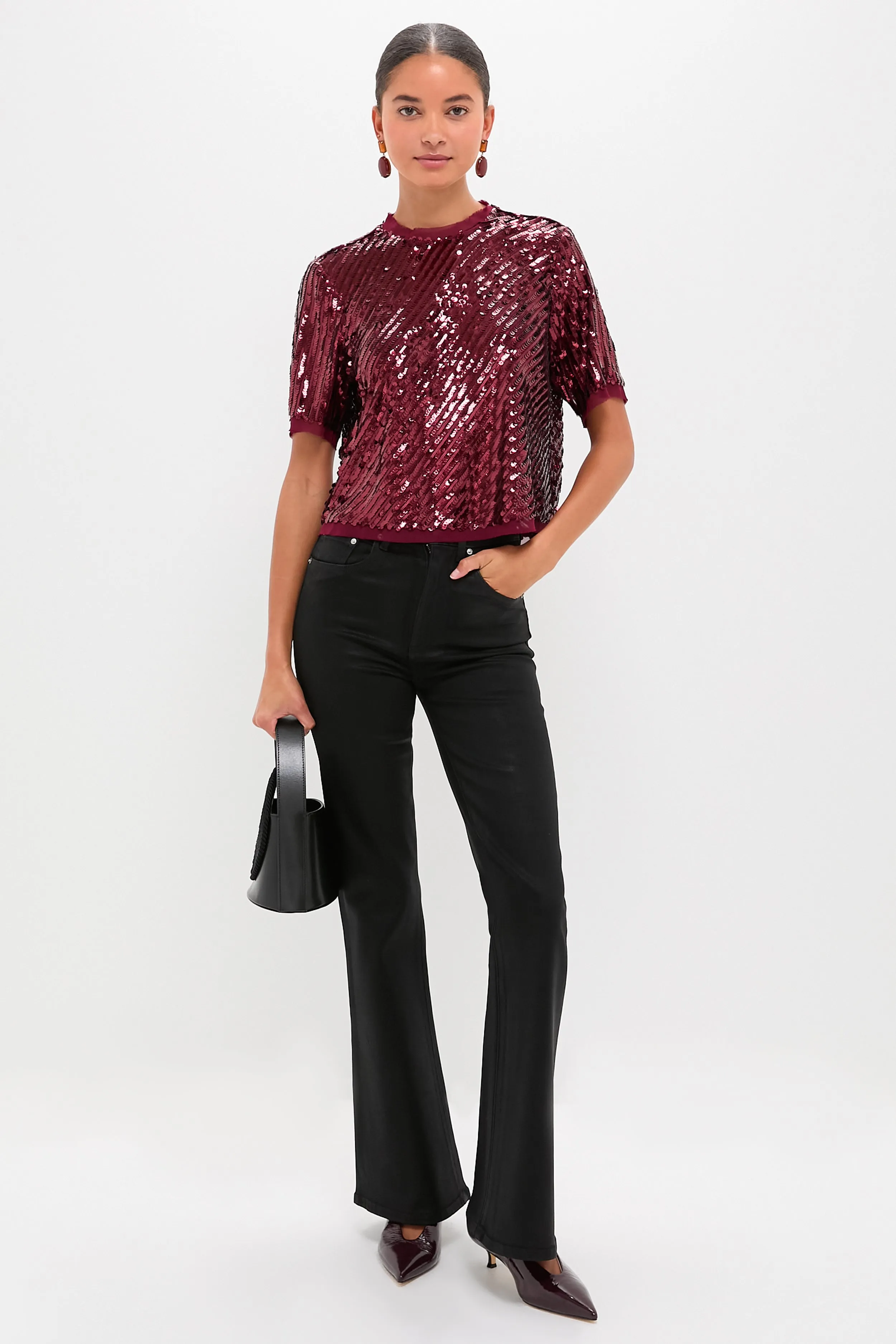 Mulberry Sequin Pixie Top sold by Tuckernuck product image thumbnail 2