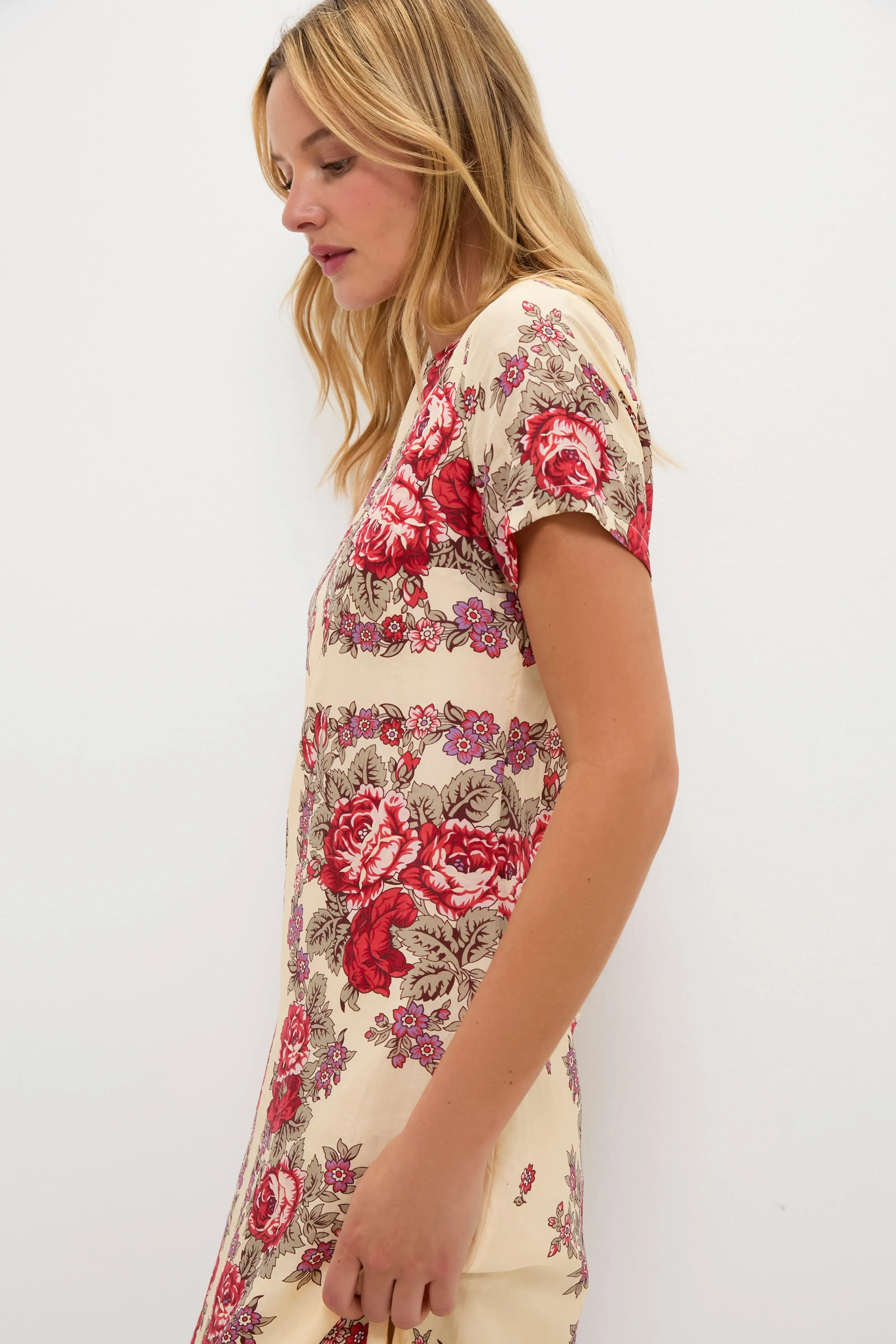 White Rosebush Preeti Silk Dress sold by Tuckernuck product image thumbnail 5