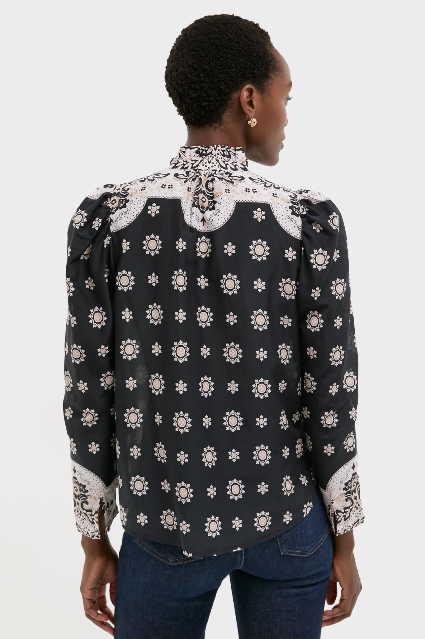 Black Bandana Artemis Bronco Shirt sold by Tuckernuck product image thumbnail 4