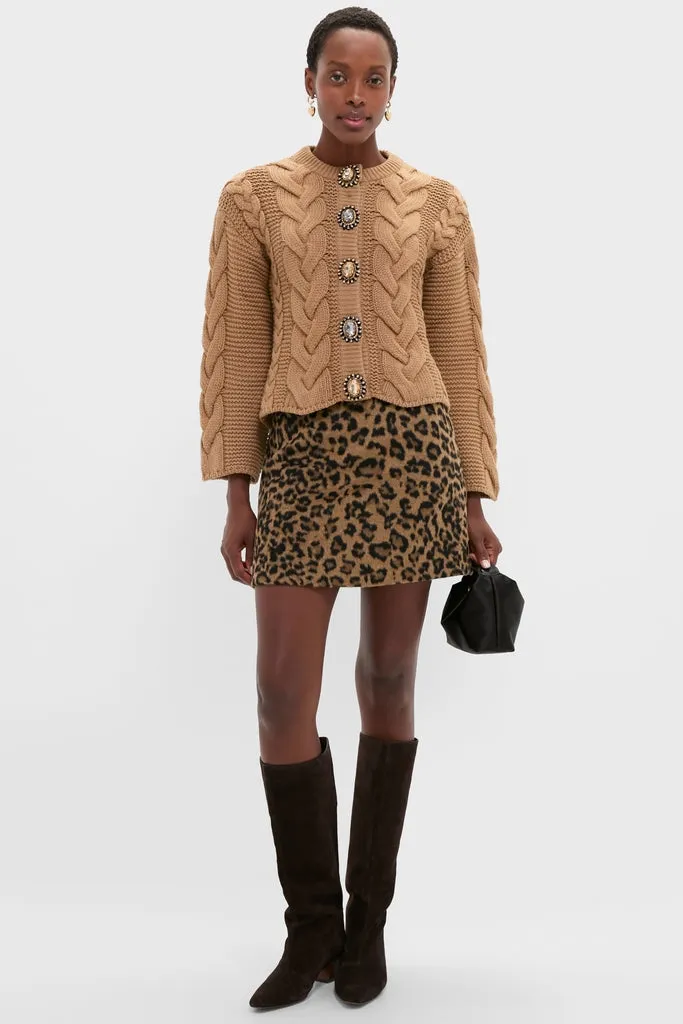 Solid Brown Portrait Cardigan sold by Tuckernuck product image thumbnail 2