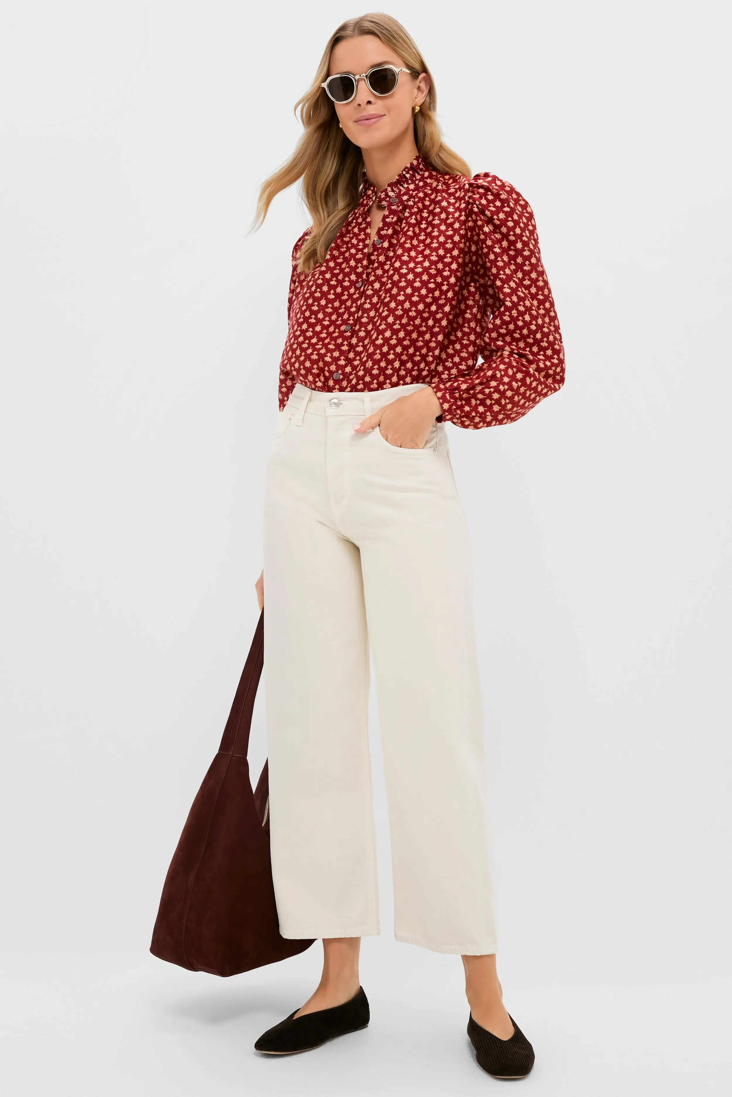 Red Mahogany Annabel Bhutti Shirt sold by Tuckernuck product image thumbnail 2