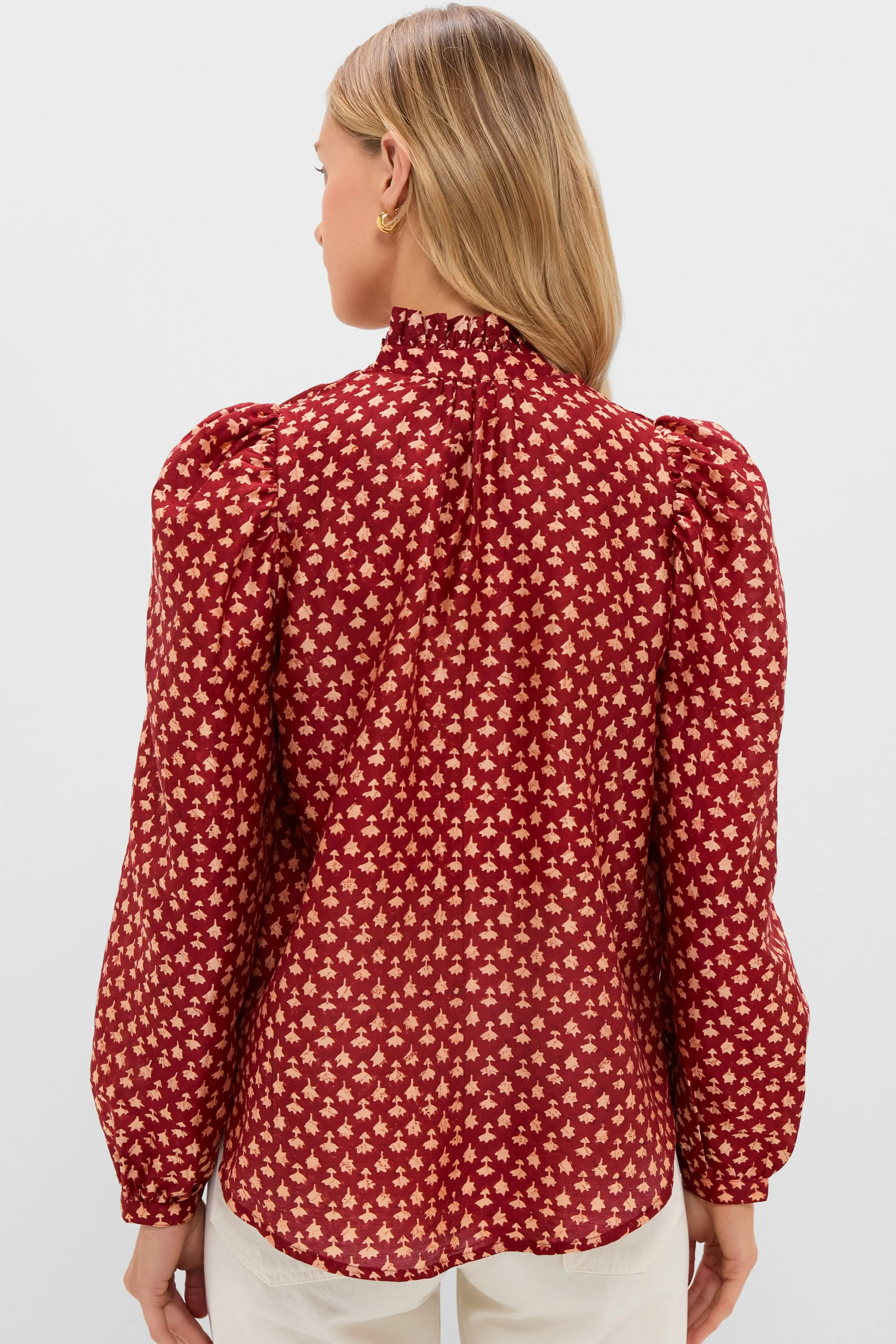 Red Mahogany Annabel Bhutti Shirt sold by Tuckernuck product image thumbnail 4