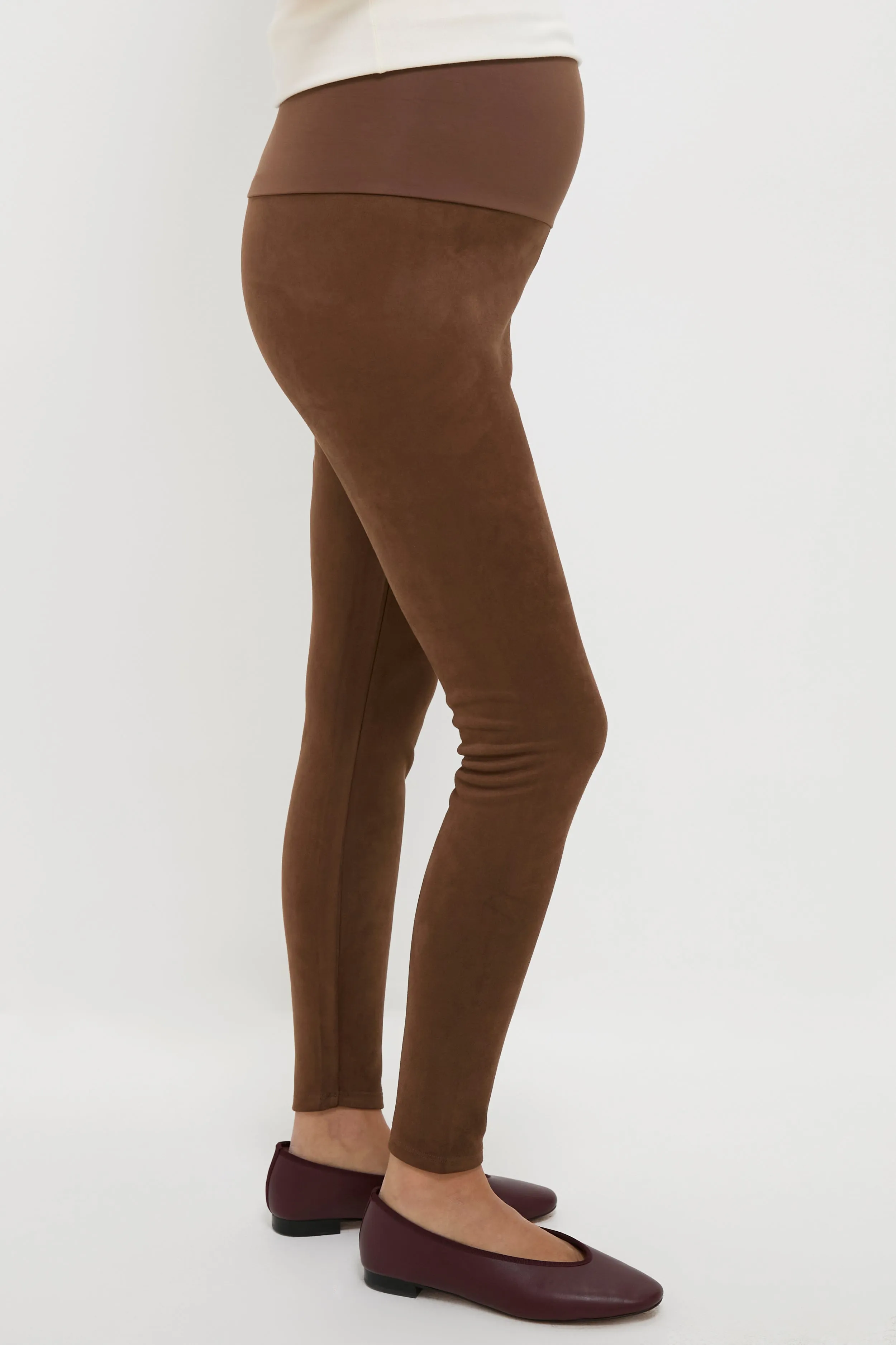 Carafe Vegan Stretch Suede Before During and After Legging sold by Tuckernuck product image thumbnail 3