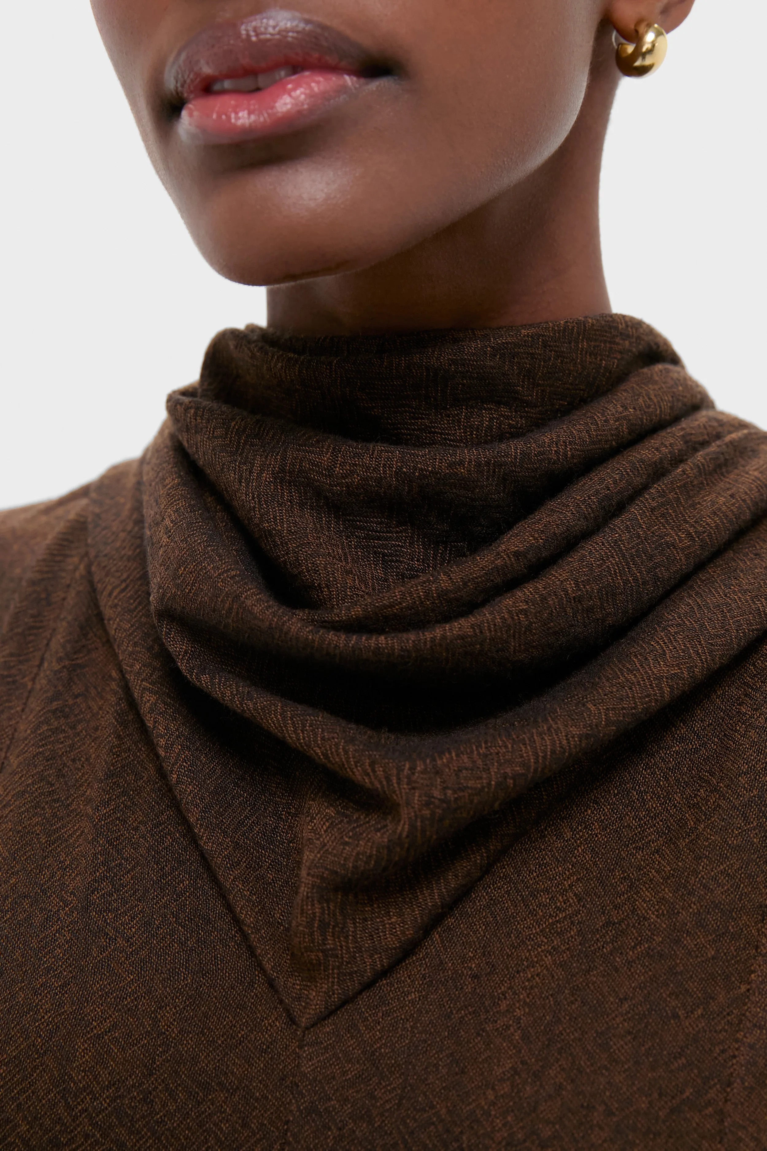 Cinnamon Avara Twill Wool Maxi Dress sold by Tuckernuck product image thumbnail 5