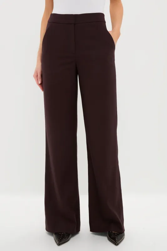 Dark Currant Melange Tonelli Pant sold by Tuckernuck