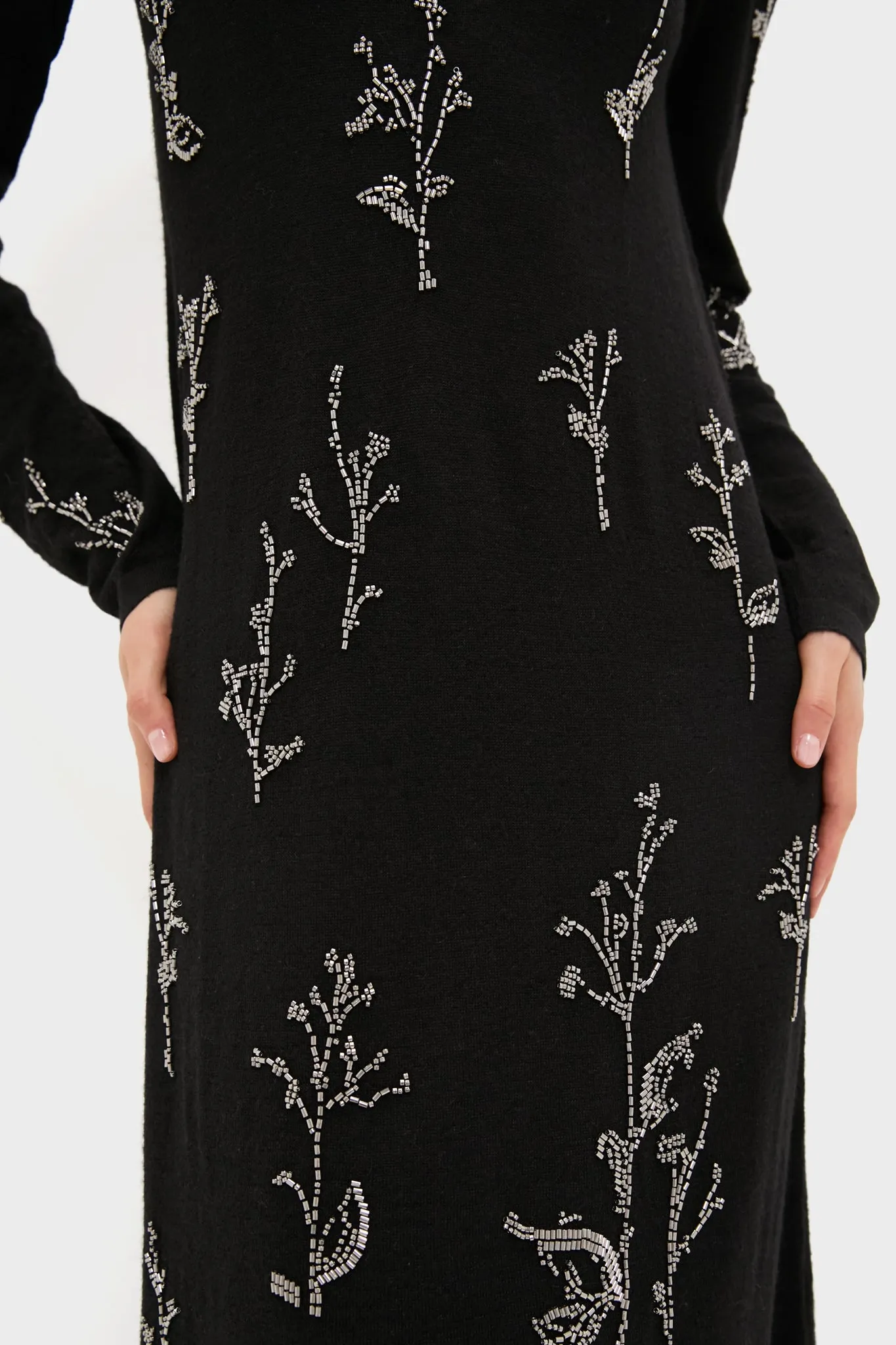 Black Bozka Long Sleeve Maxi Dress sold by Tuckernuck product image thumbnail 2