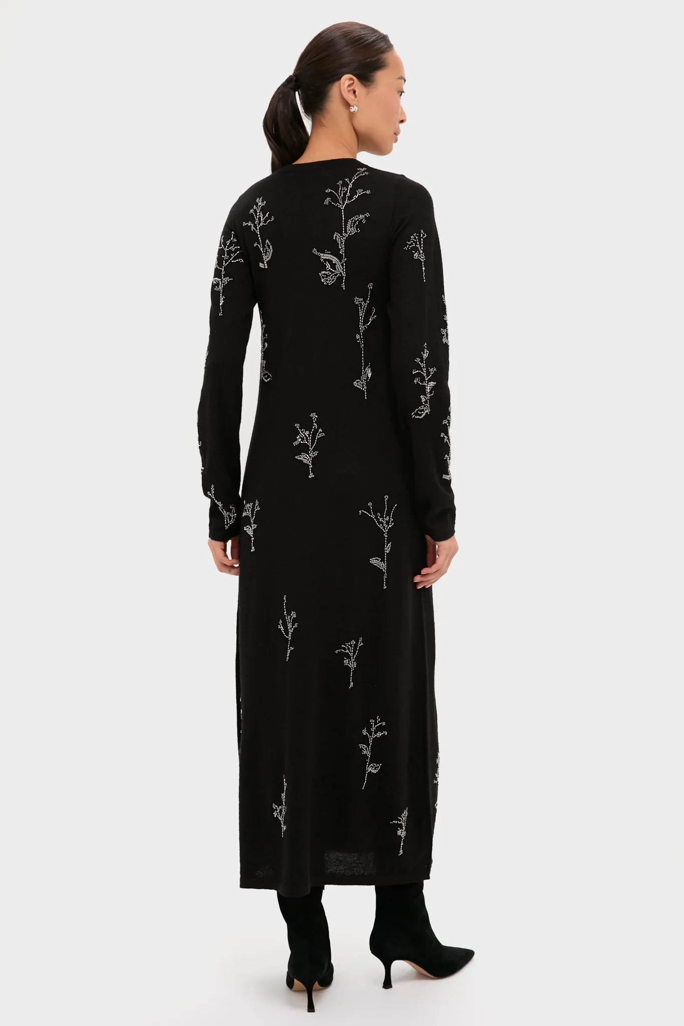 Black Bozka Long Sleeve Maxi Dress sold by Tuckernuck product image thumbnail 4