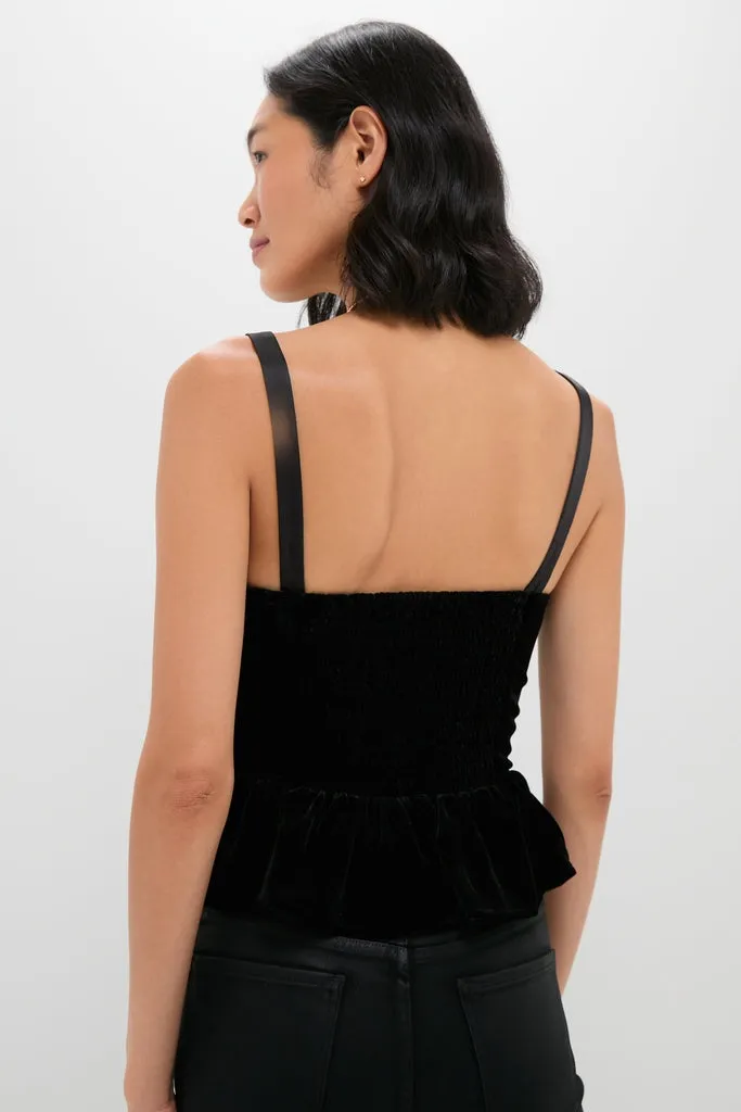 Black Velvet Jour Peplum Top sold by Tuckernuck product image thumbnail 4