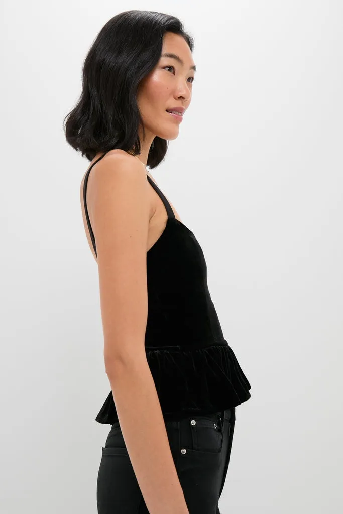 Black Velvet Jour Peplum Top sold by Tuckernuck product image thumbnail 3