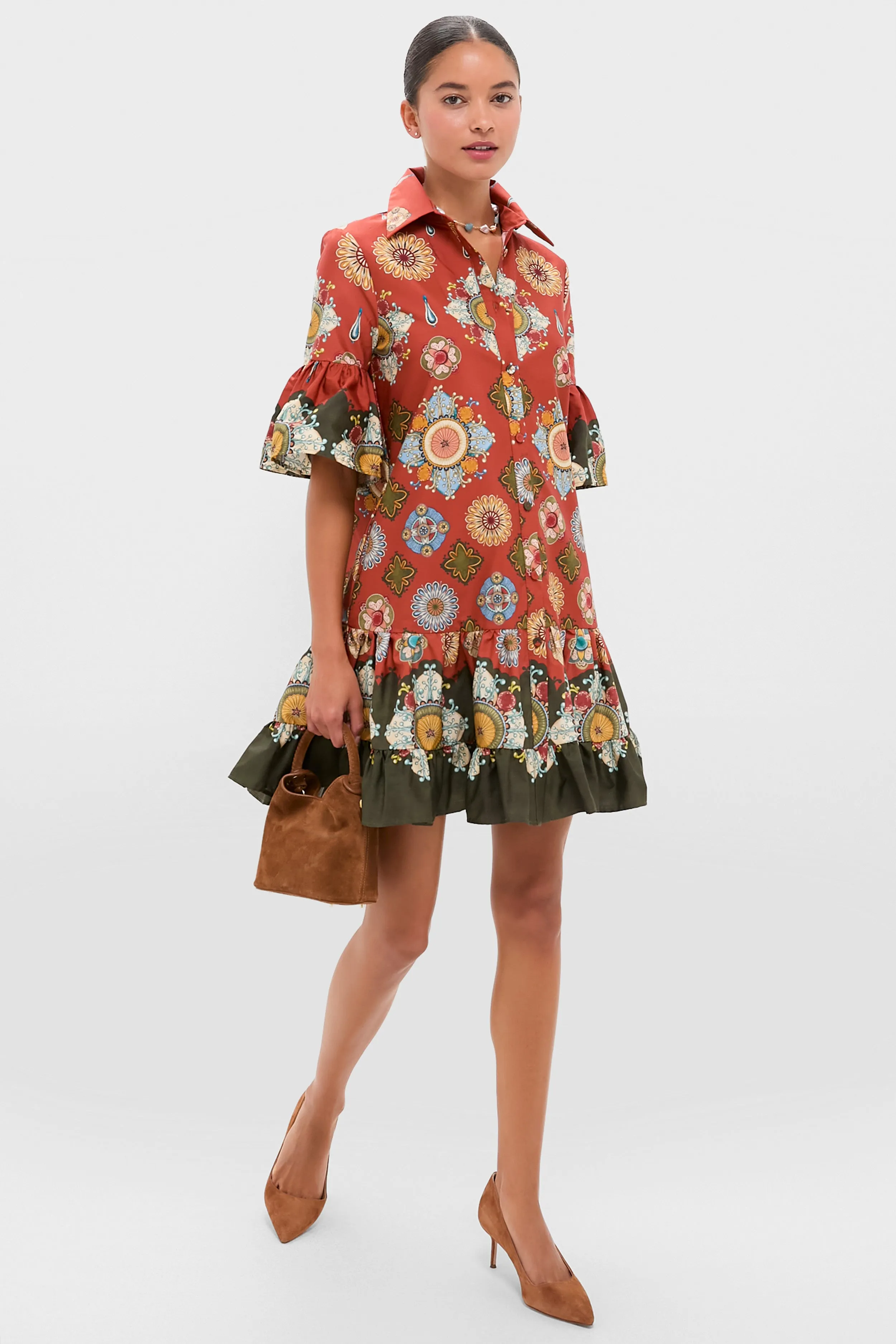 Nucleus Rust Placee Choux Dress sold by Tuckernuck product image thumbnail 2