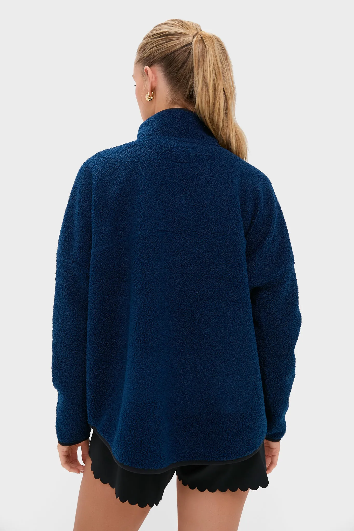 Navy Fleece Cady Quarter Zip sold by Tuckernuck product image thumbnail 4