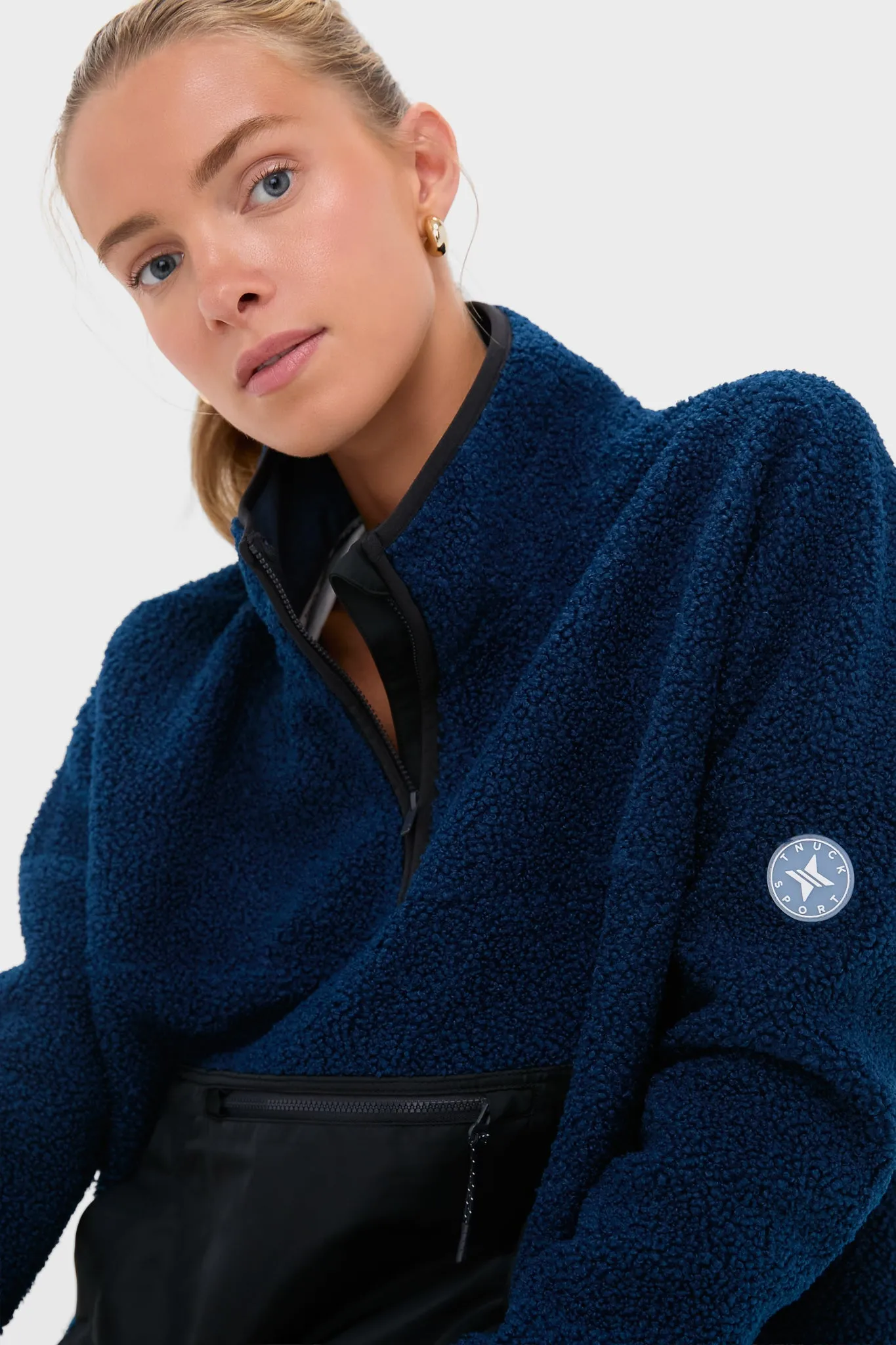 Navy Fleece Cady Quarter Zip sold by Tuckernuck product image thumbnail 5
