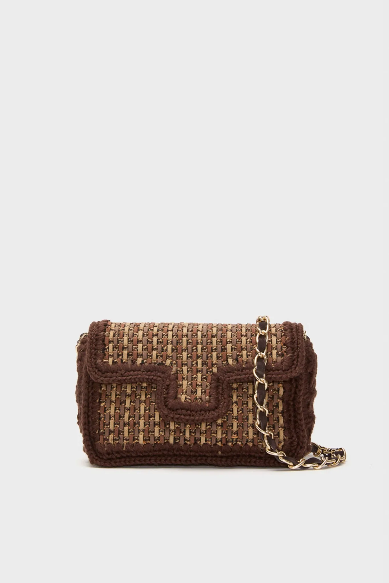 Brown Woven Crossbody sold by Tuckernuck