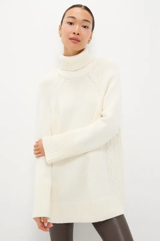 Ivory Louisa Turtleneck Sweater sold by Tuckernuck