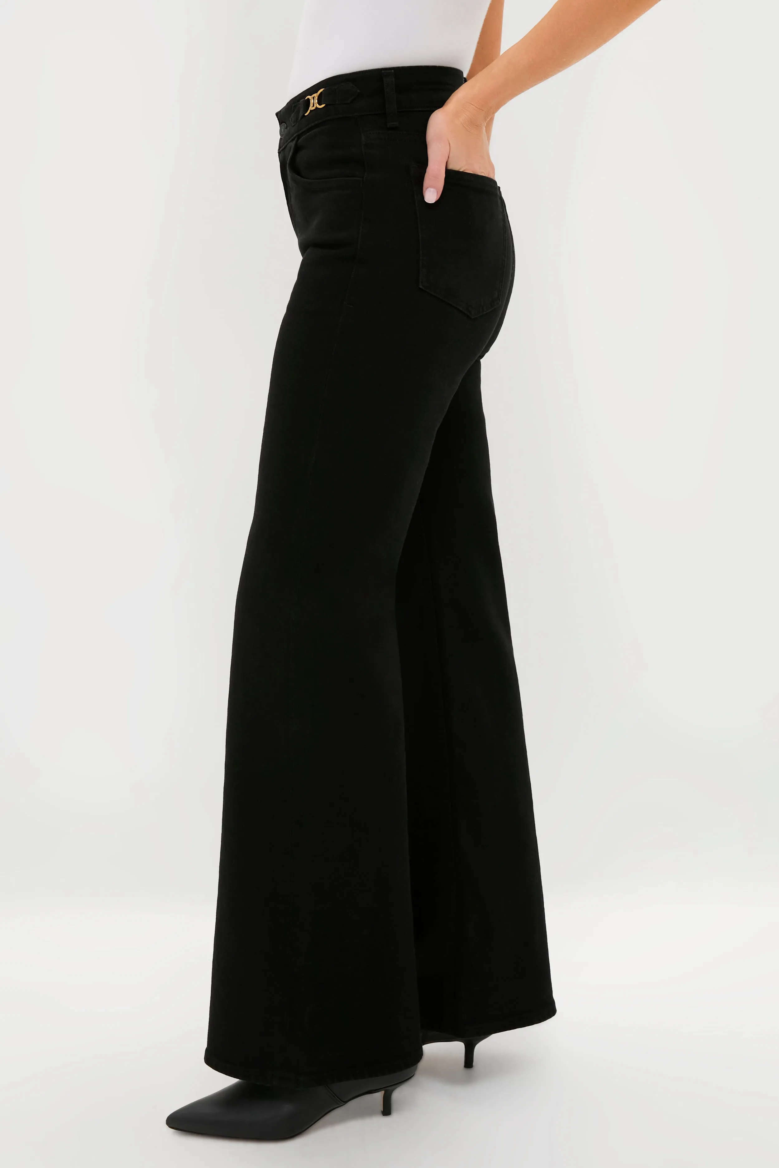 Rich Black Kimberly Flare with Horsebit sold by Tuckernuck product image thumbnail 3