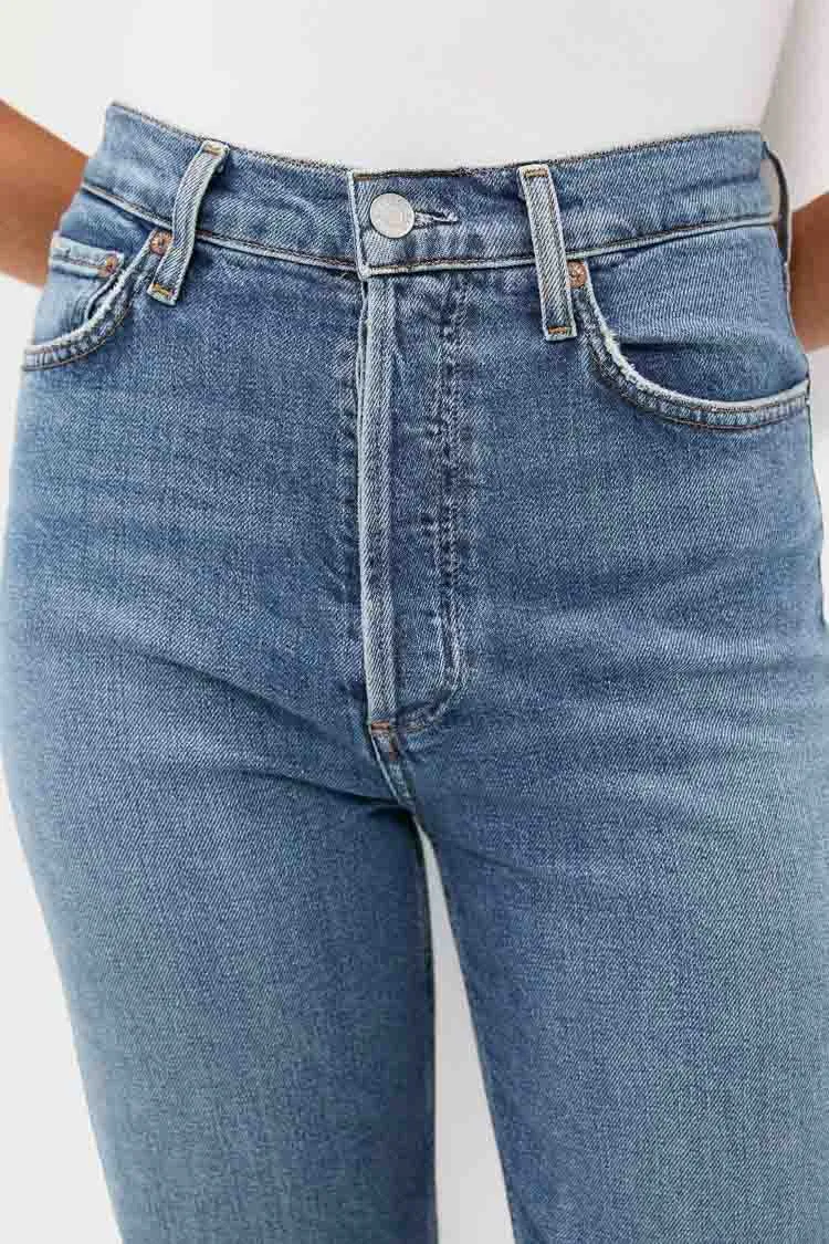 Overcast High Rise Straight 90's Pinch Waist Long sold by Tuckernuck product image thumbnail 5