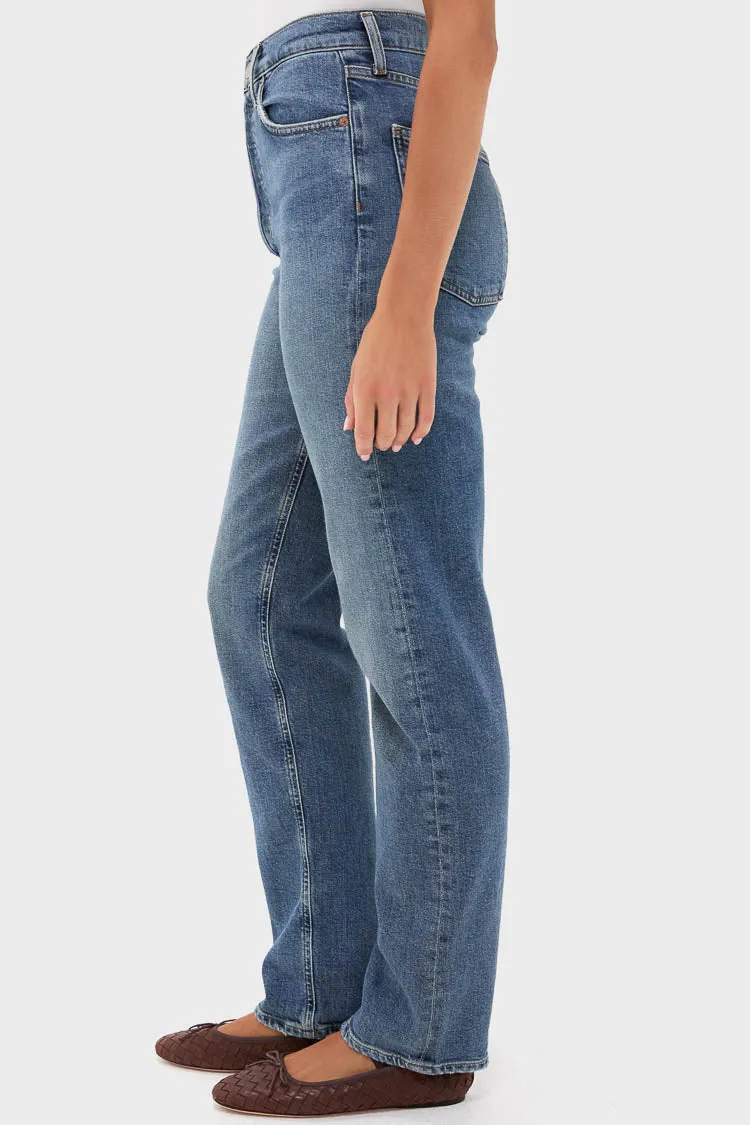 Overcast High Rise Straight 90's Pinch Waist Long sold by Tuckernuck product image thumbnail 3