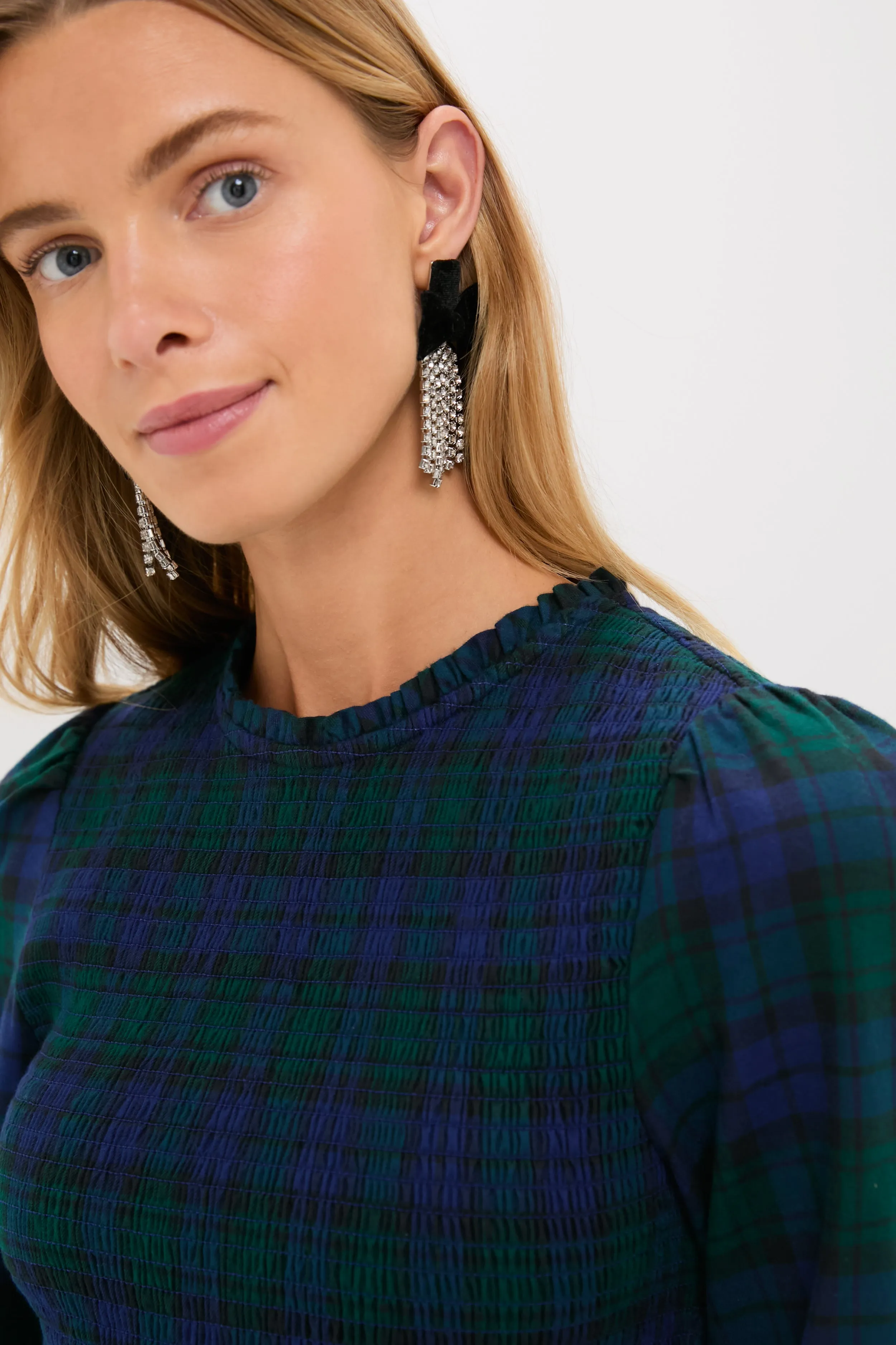 Blackwatch Tartan Lilia Mini Nap Dress sold by Tuckernuck product image thumbnail 5