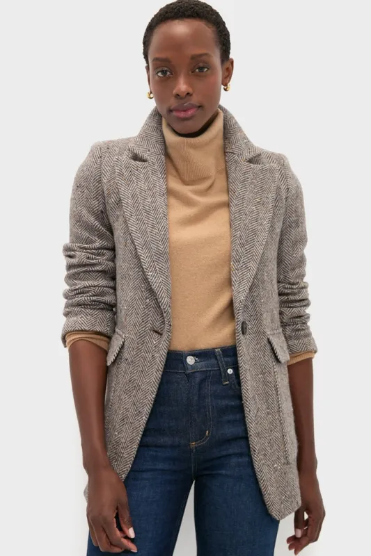 Marron Chine Floea Blazer sold by Tuckernuck