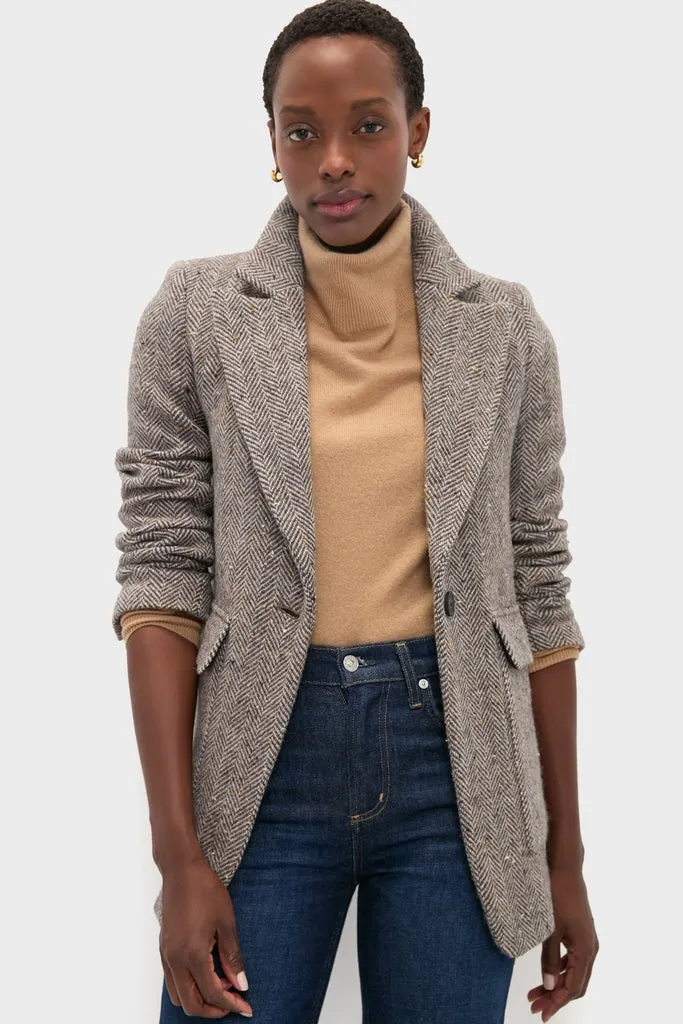 Marron Chine Floea Blazer sold by Tuckernuck