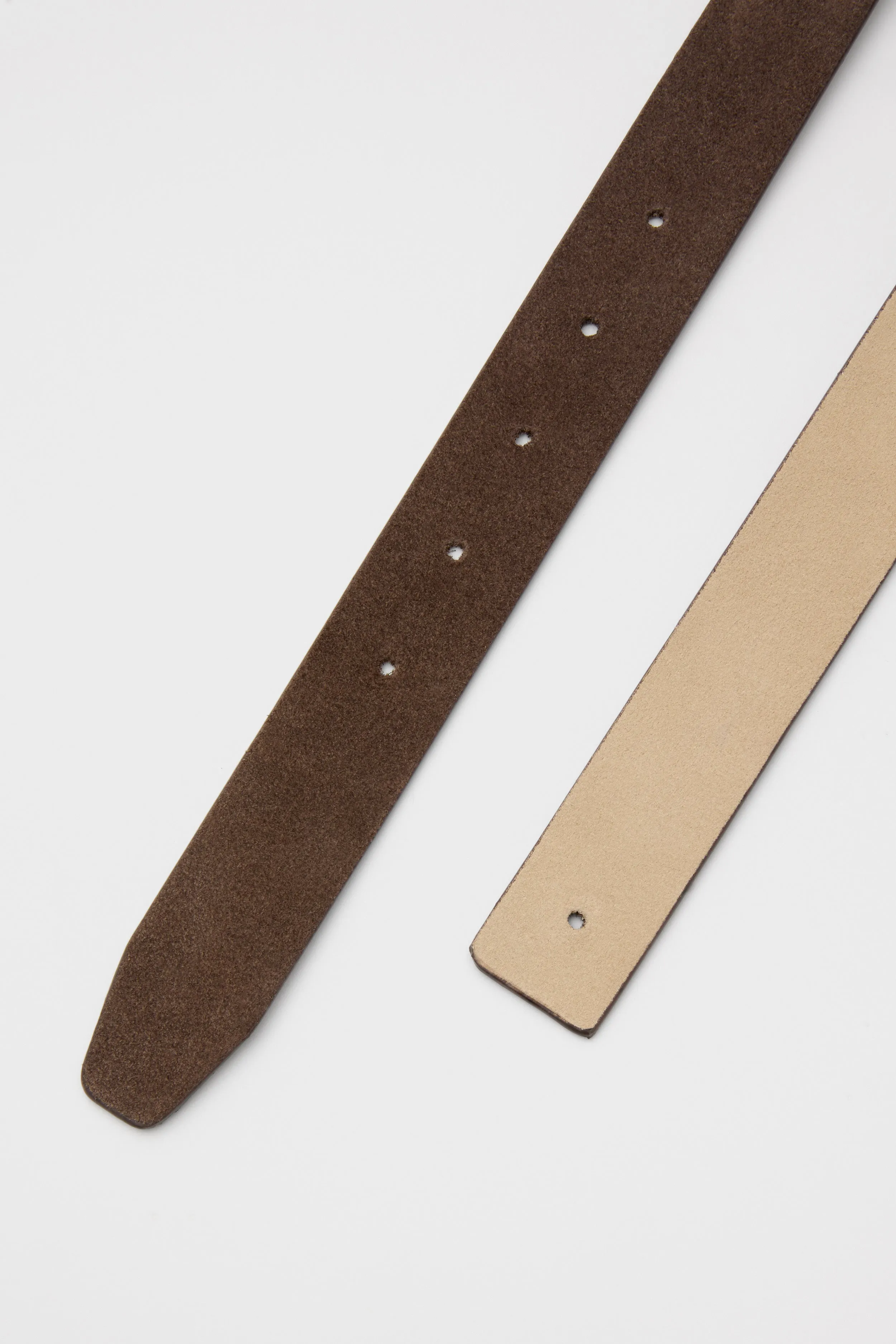 Espresso and Chantilly Suede Belt sold by Tuckernuck product image thumbnail 5