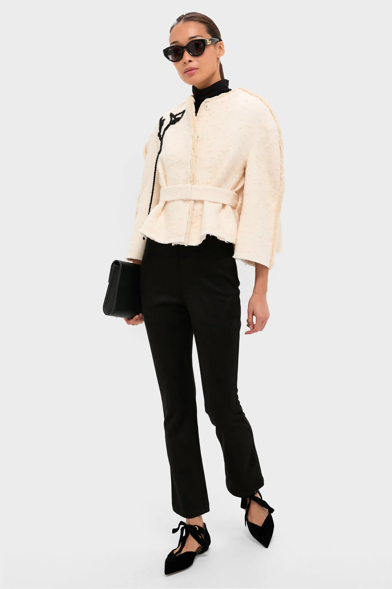 Black Corinna Bow Flats sold by Tuckernuck product image thumbnail 3