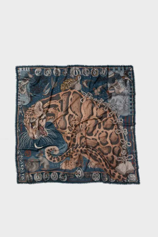 The Lunar Leopard Winter Large 135 cm Scarf sold by Tuckernuck