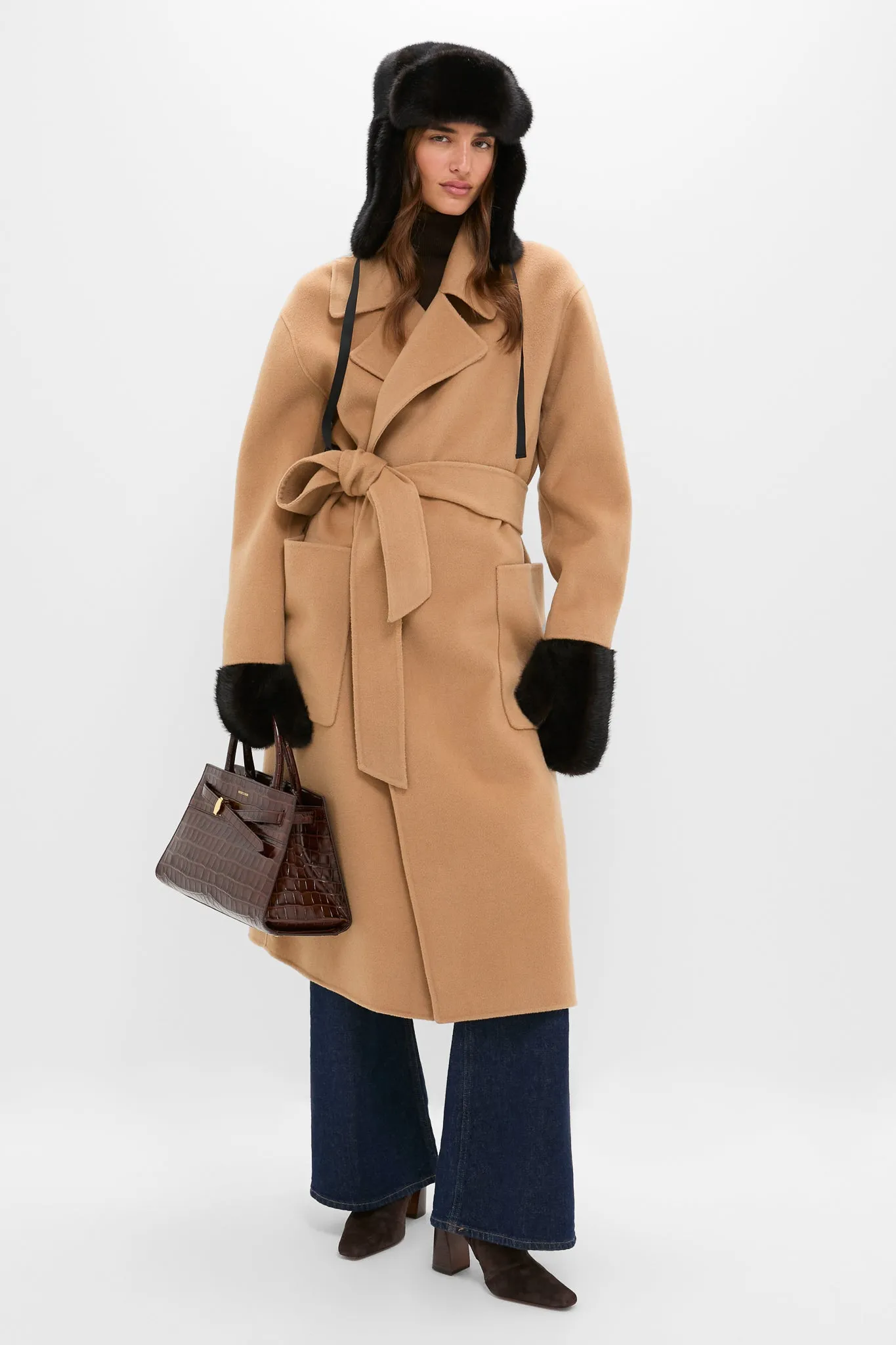 Brown Fur Flap Hat sold by Tuckernuck product image thumbnail 3