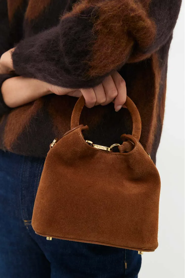 Cognac Suede Madeleine Bag sold by Tuckernuck product image thumbnail 2