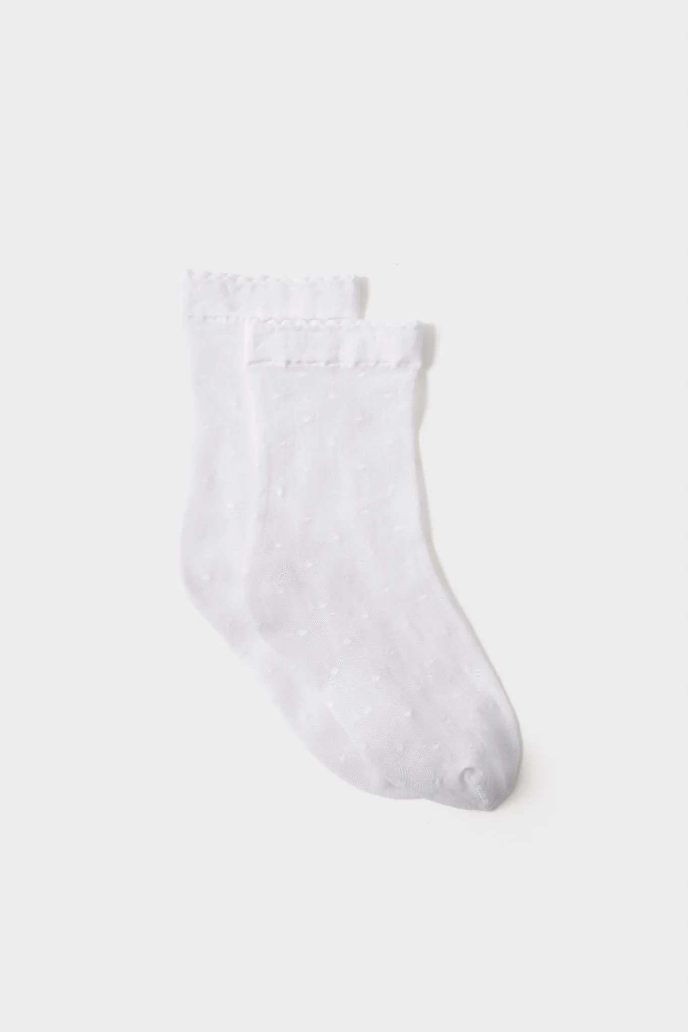 White Sheer Polka Dot Socks sold by Tuckernuck product image thumbnail 4