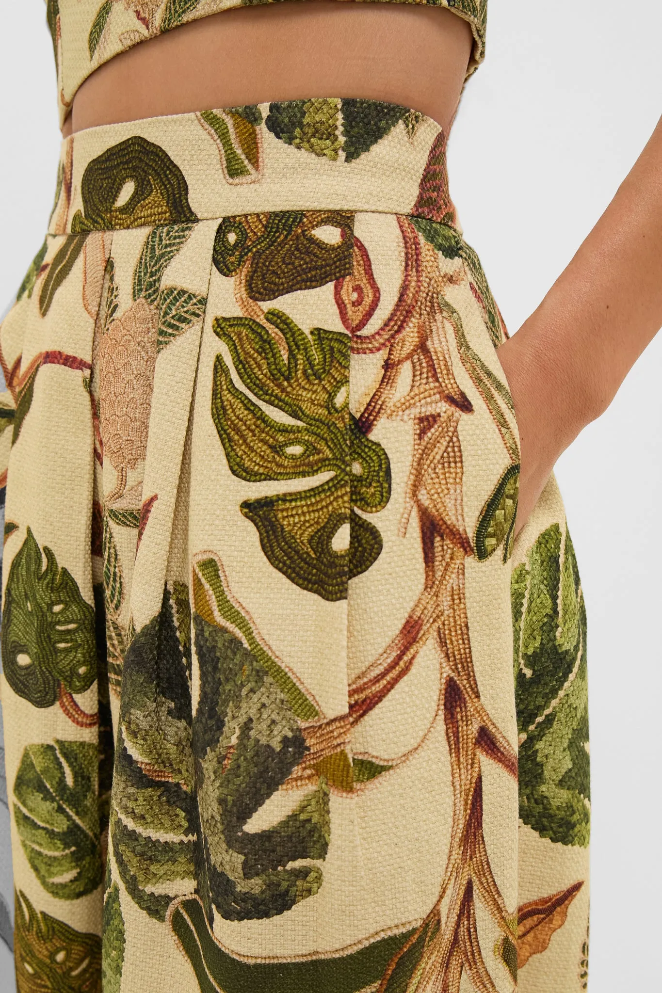 Forest Print Forest Pleated Midi Skirt sold by Tuckernuck product image thumbnail 5