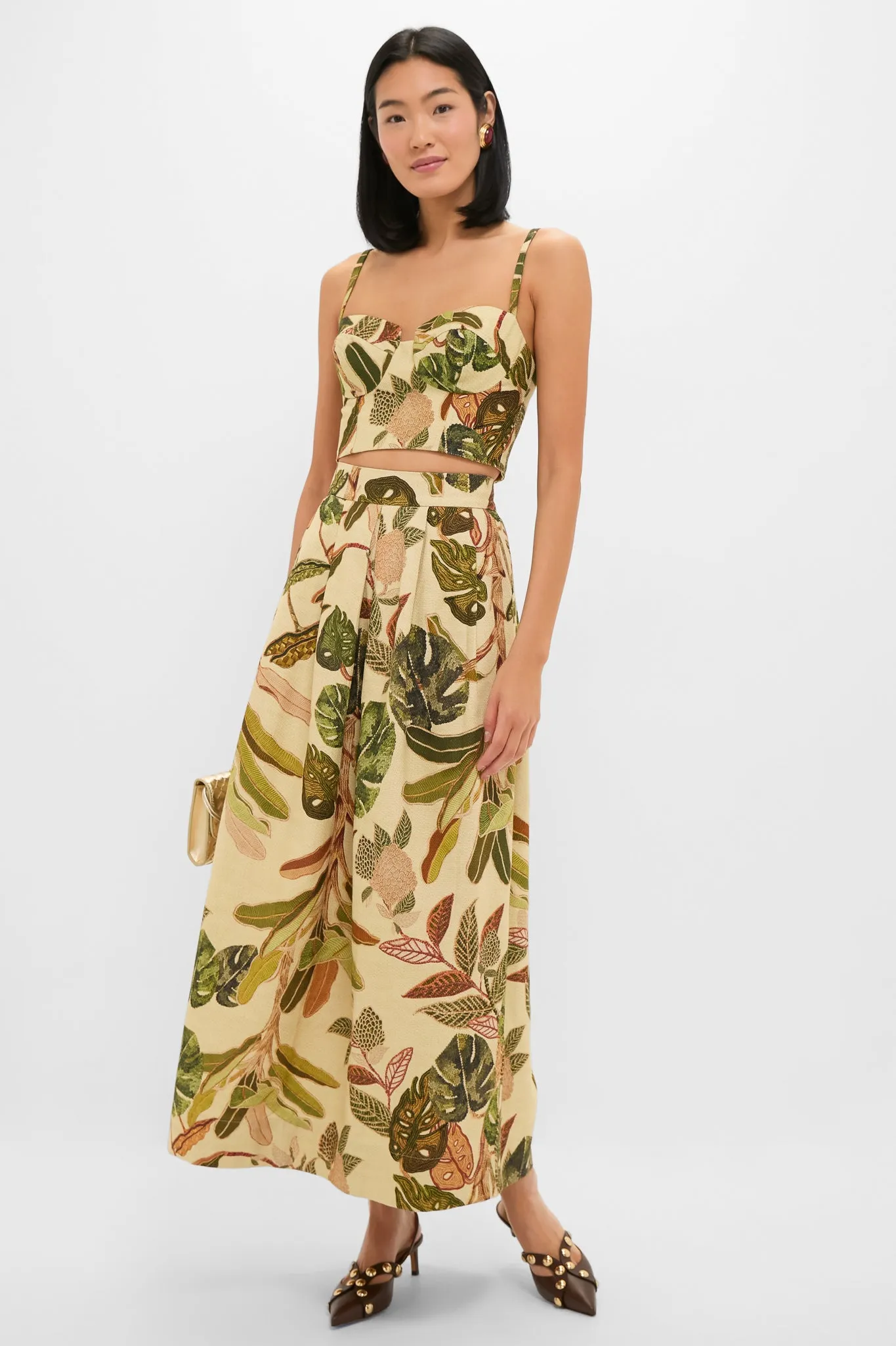 Forest Print Forest Pleated Midi Skirt sold by Tuckernuck product image thumbnail 2