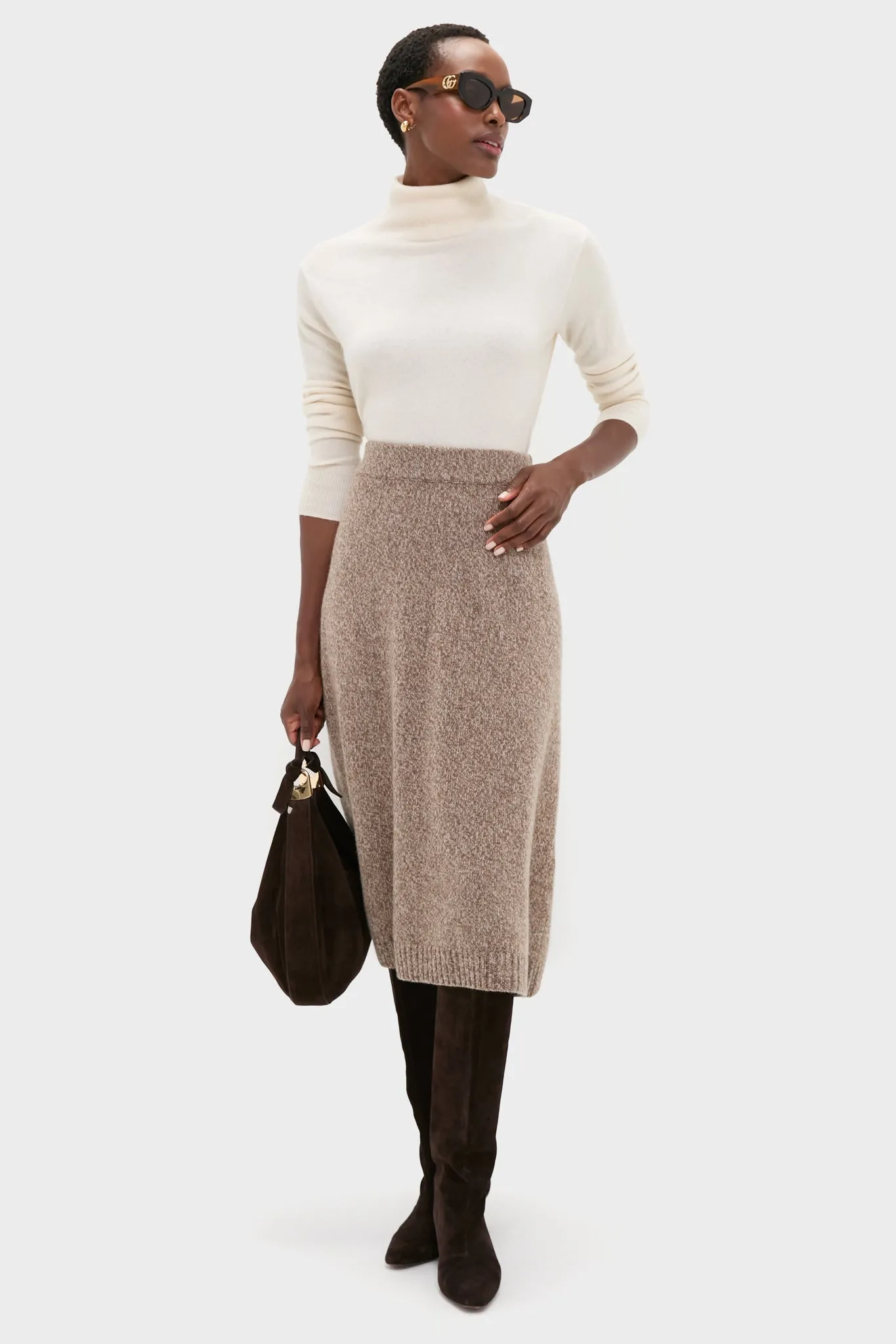 Hazelnut Barnaba Knitted Skirt sold by Tuckernuck product image thumbnail 2