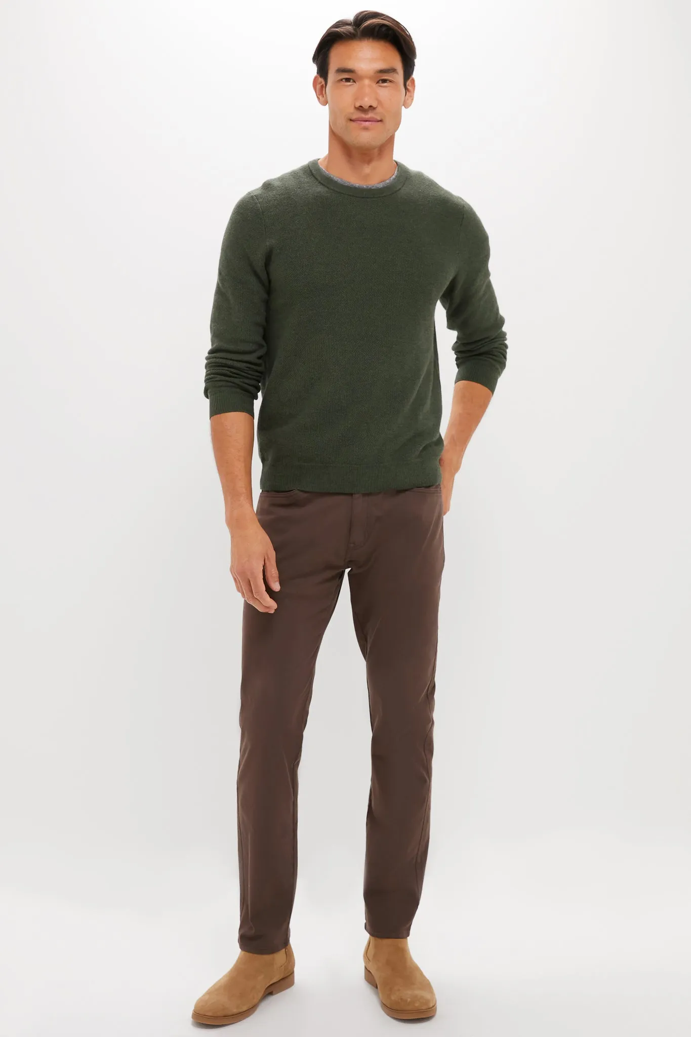 Barbour Green Sweater Tee sold by Tuckernuck product image thumbnail 2