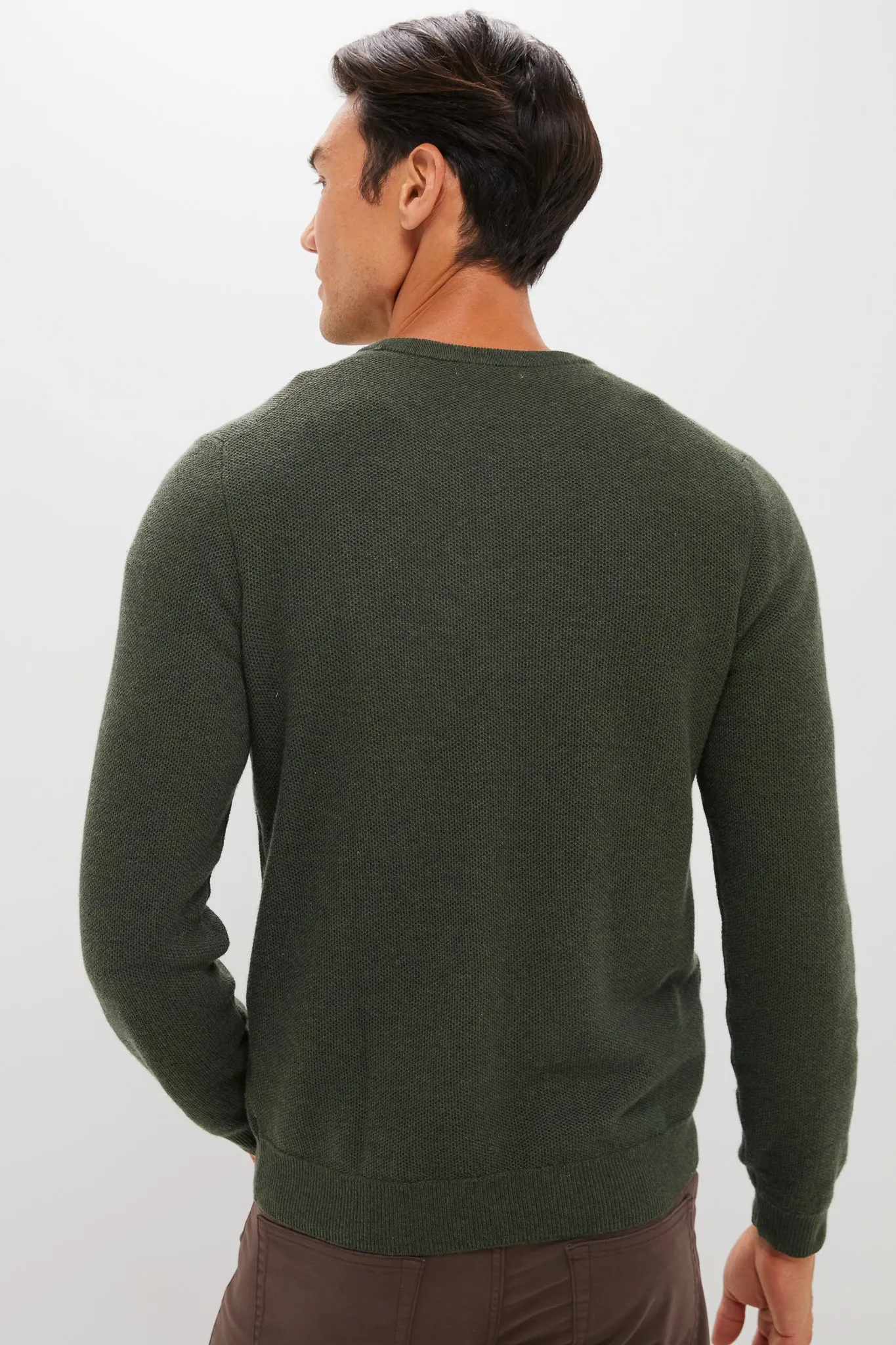 Barbour Green Sweater Tee sold by Tuckernuck product image thumbnail 4
