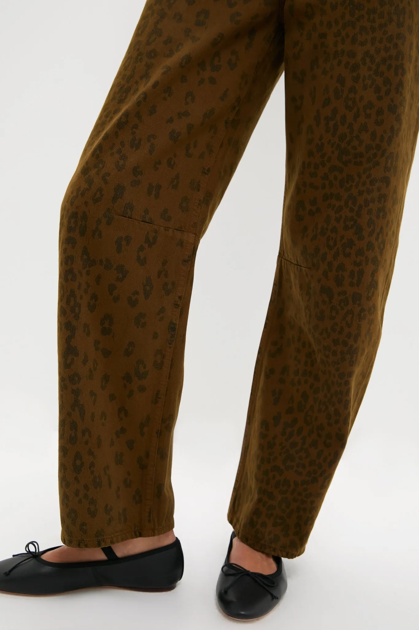 Sepia Cheetah Miro Long Relaxed Jean sold by Tuckernuck product image thumbnail 5