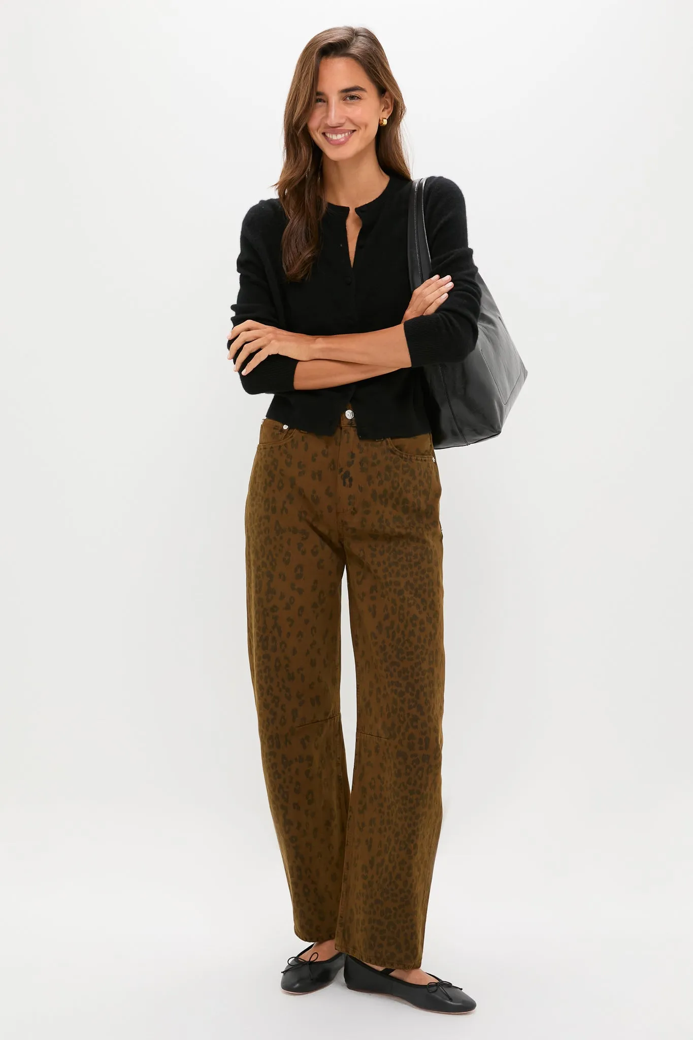 Sepia Cheetah Miro Long Relaxed Jean sold by Tuckernuck product image thumbnail 2