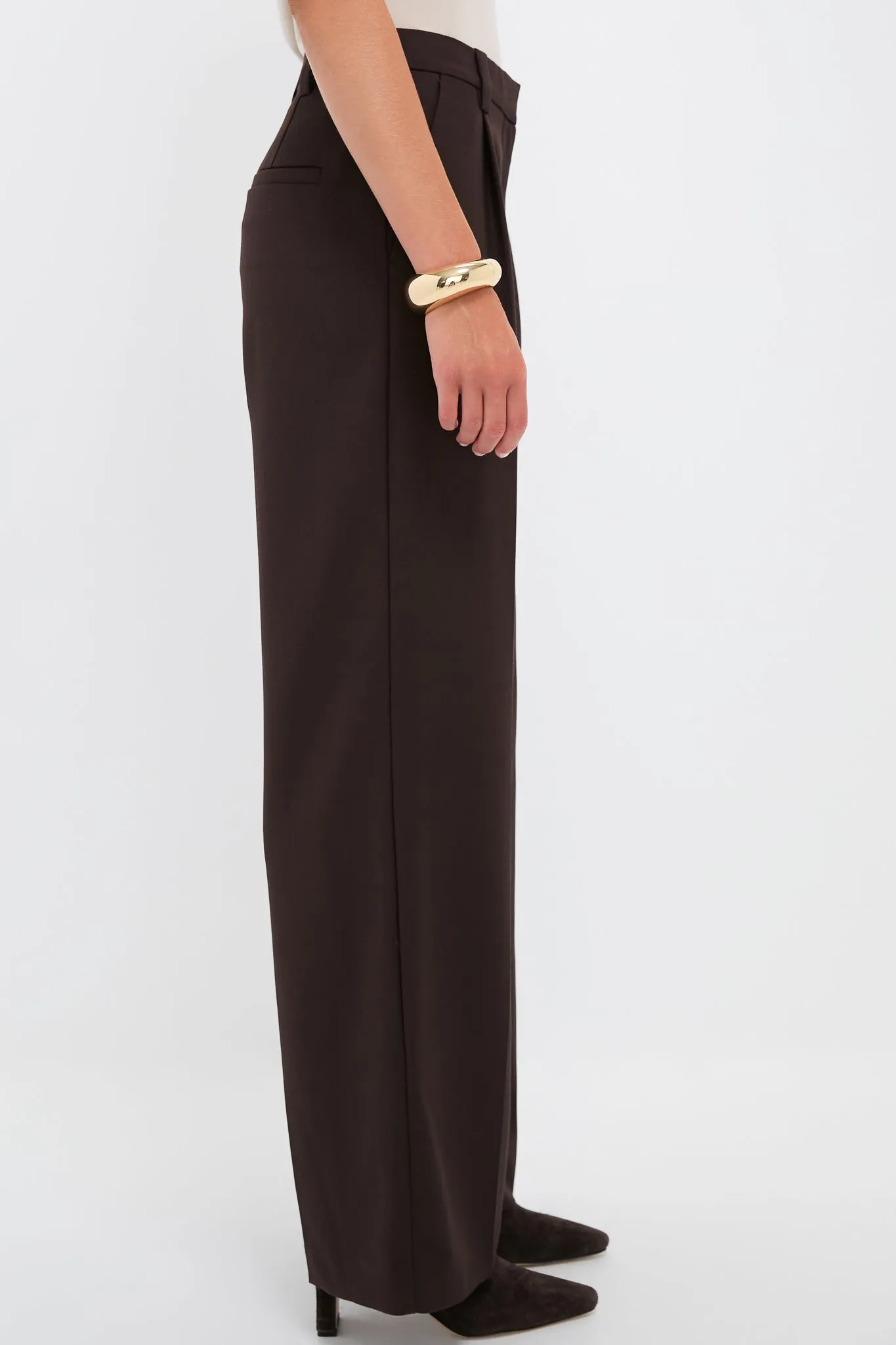 Deep Brown Trent Trouser sold by Tuckernuck product image thumbnail 3