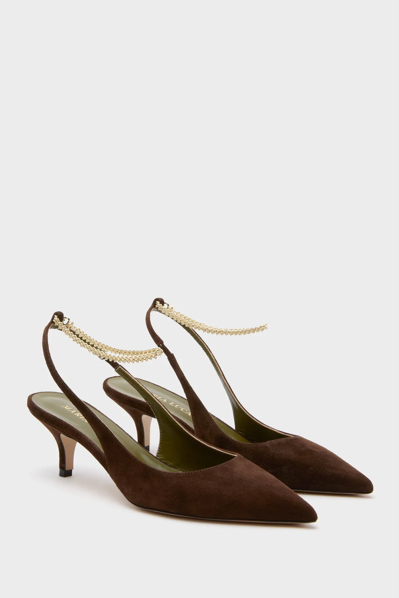 Dark Brown Felicia Slingback Heels sold by Tuckernuck product image thumbnail 4