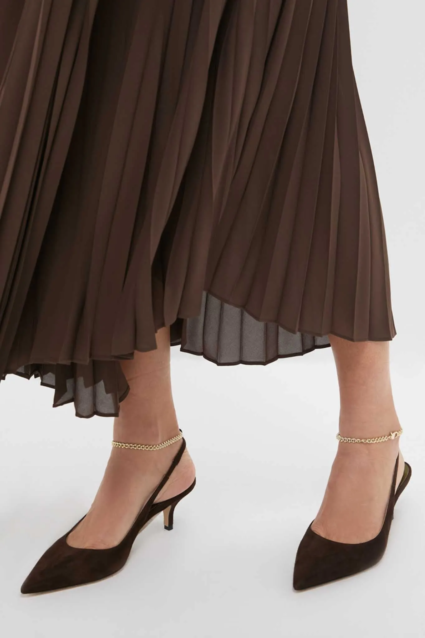 Dark Brown Felicia Slingback Heels sold by Tuckernuck product image thumbnail 2