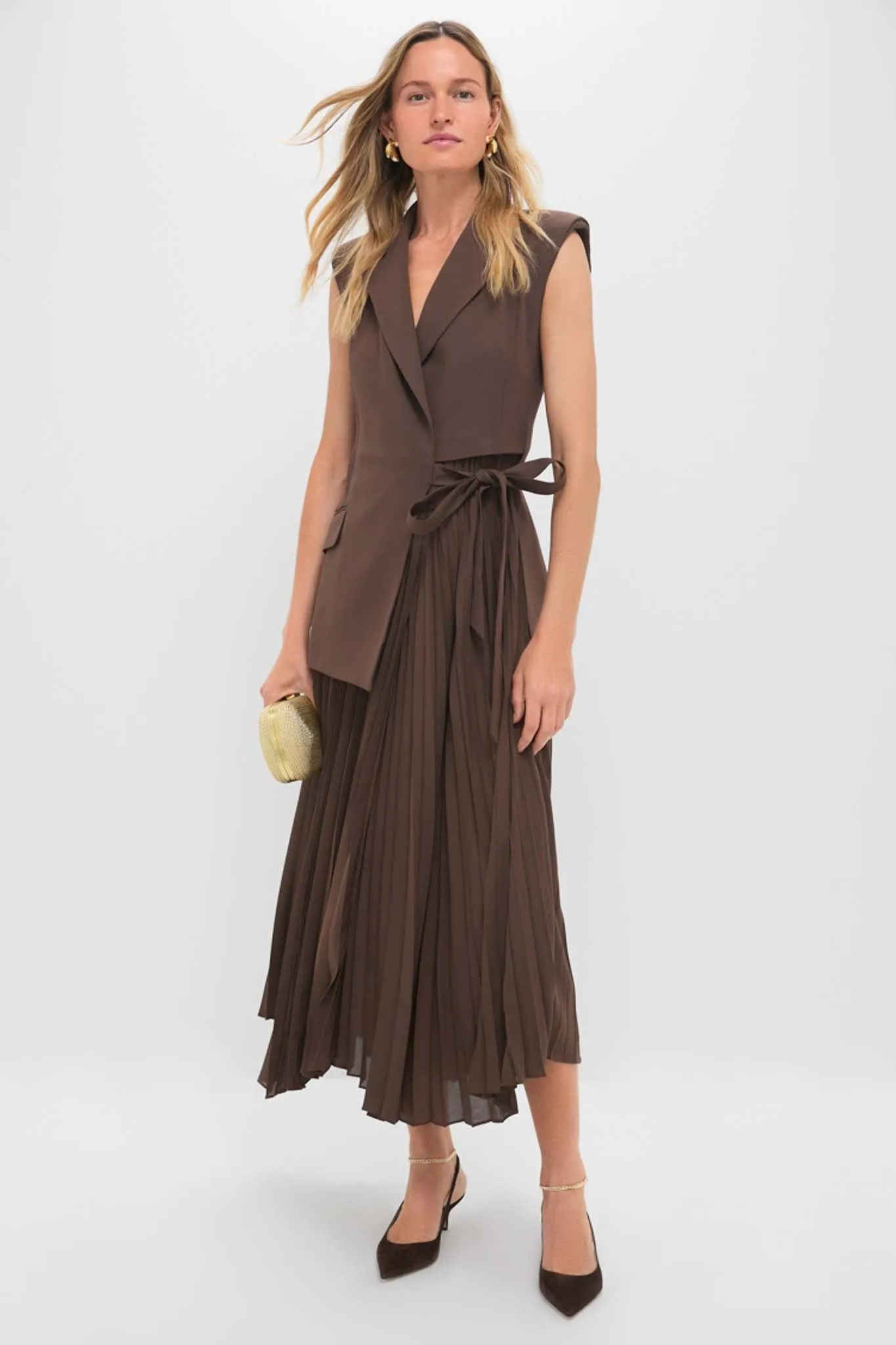 Dark Brown Felicia Slingback Heels sold by Tuckernuck product image thumbnail 3