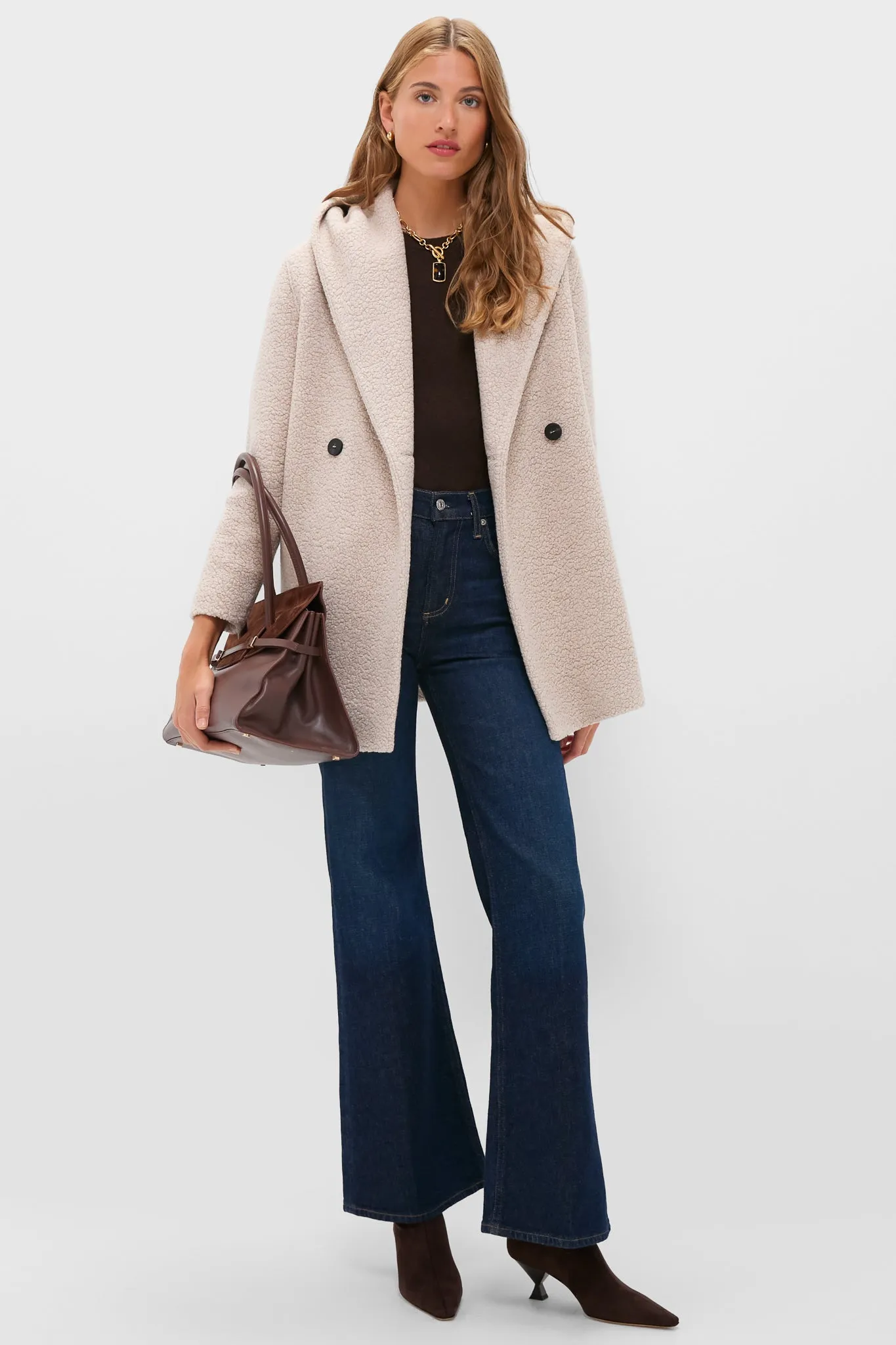 Dark Brown Nausica Stretch Boots sold by Tuckernuck product image thumbnail 3