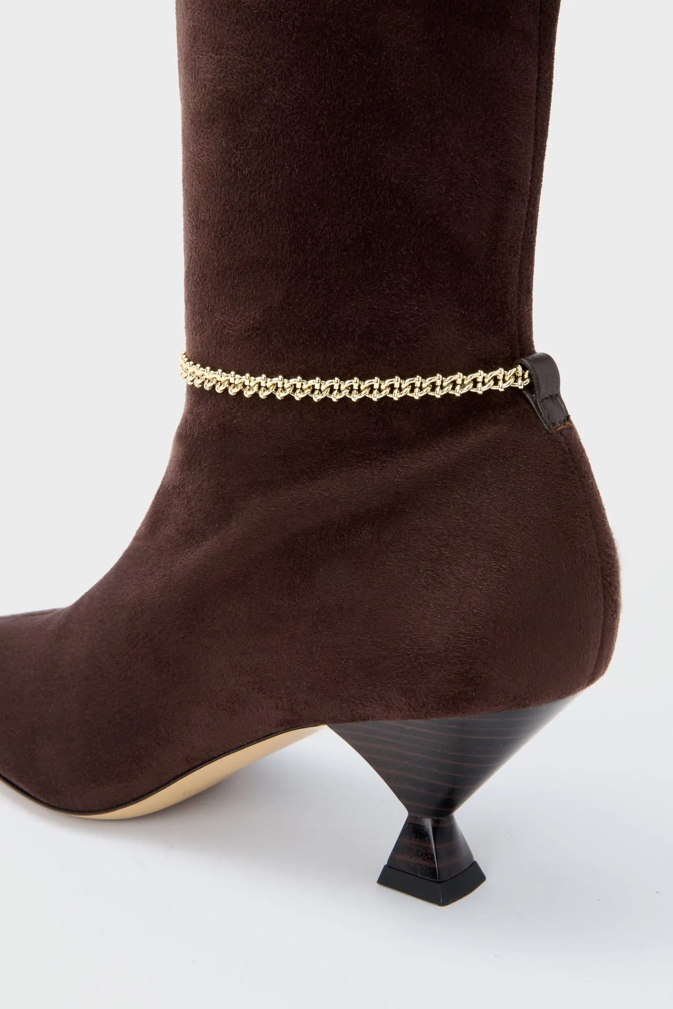 Dark Brown Nausica Stretch Boots sold by Tuckernuck product image thumbnail 5