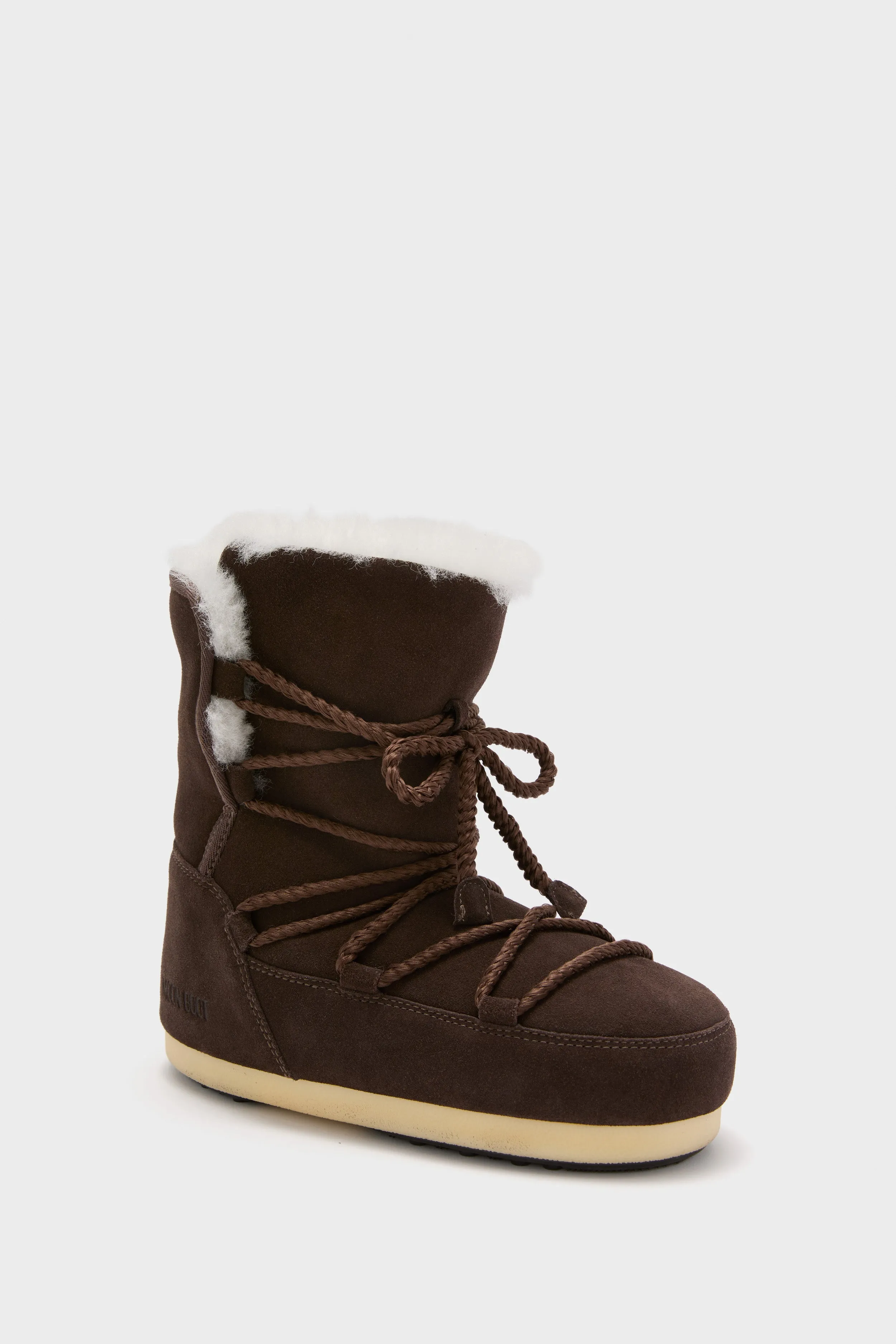 Dark Brown Suede Shearling Evx Boots sold by Tuckernuck product image thumbnail 3