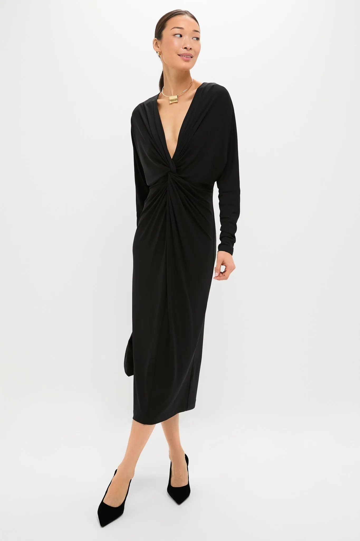 Black Mathilde Dress sold by Tuckernuck product image thumbnail 2