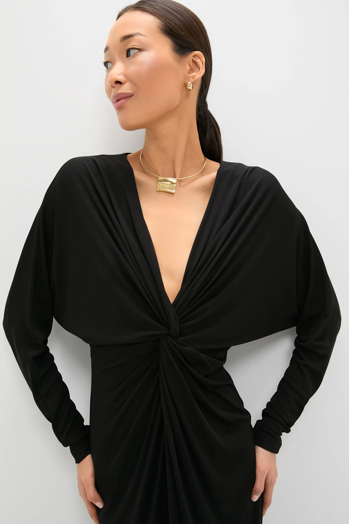 Black Mathilde Dress sold by Tuckernuck product image thumbnail 5