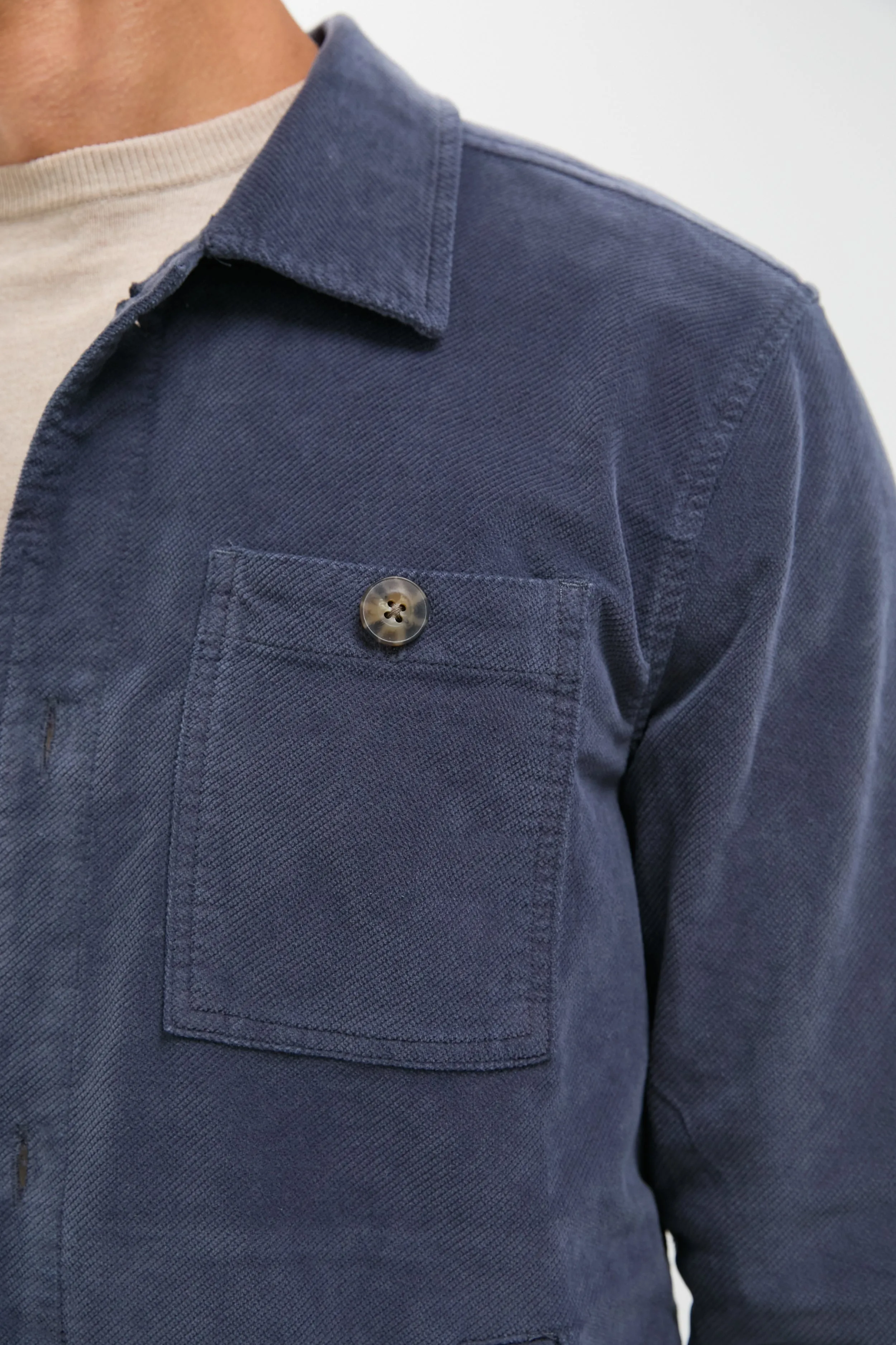 Mood Indigo Max Moleskin Overshirt sold by Tuckernuck product image thumbnail 5