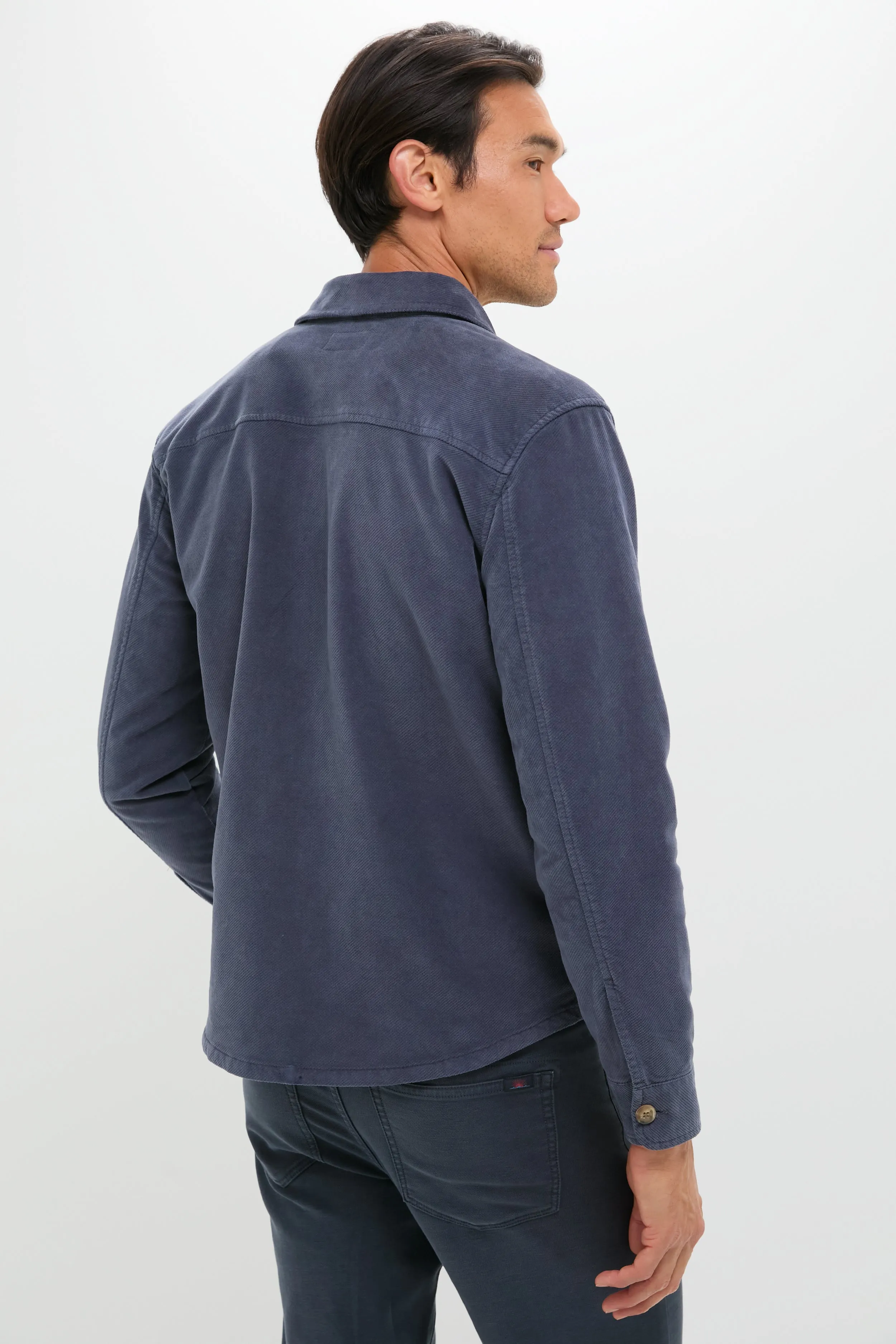 Mood Indigo Max Moleskin Overshirt sold by Tuckernuck product image thumbnail 4