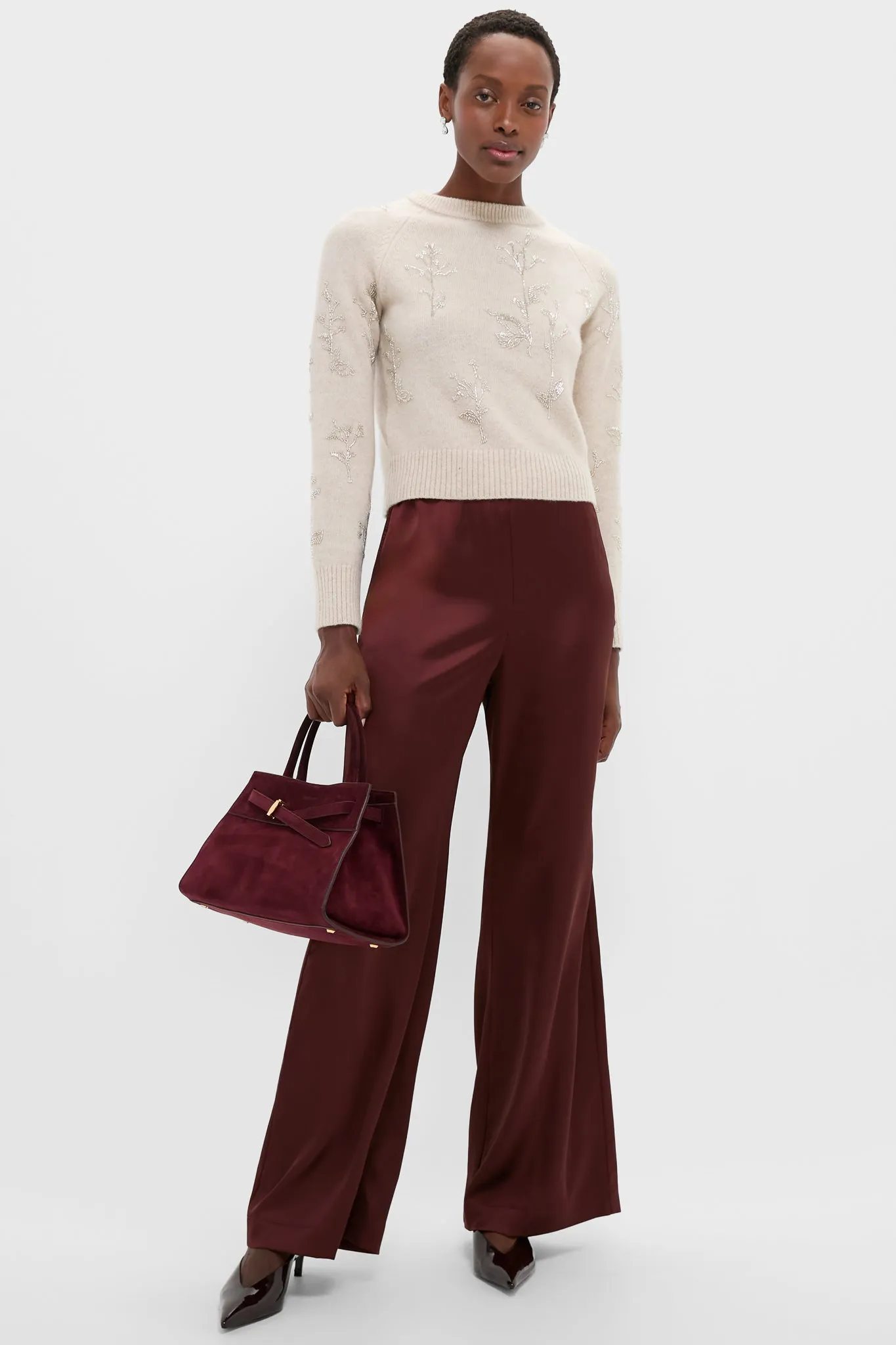 Raisin Suede Veronica Beard Dash Bag sold by Tuckernuck product image thumbnail 3