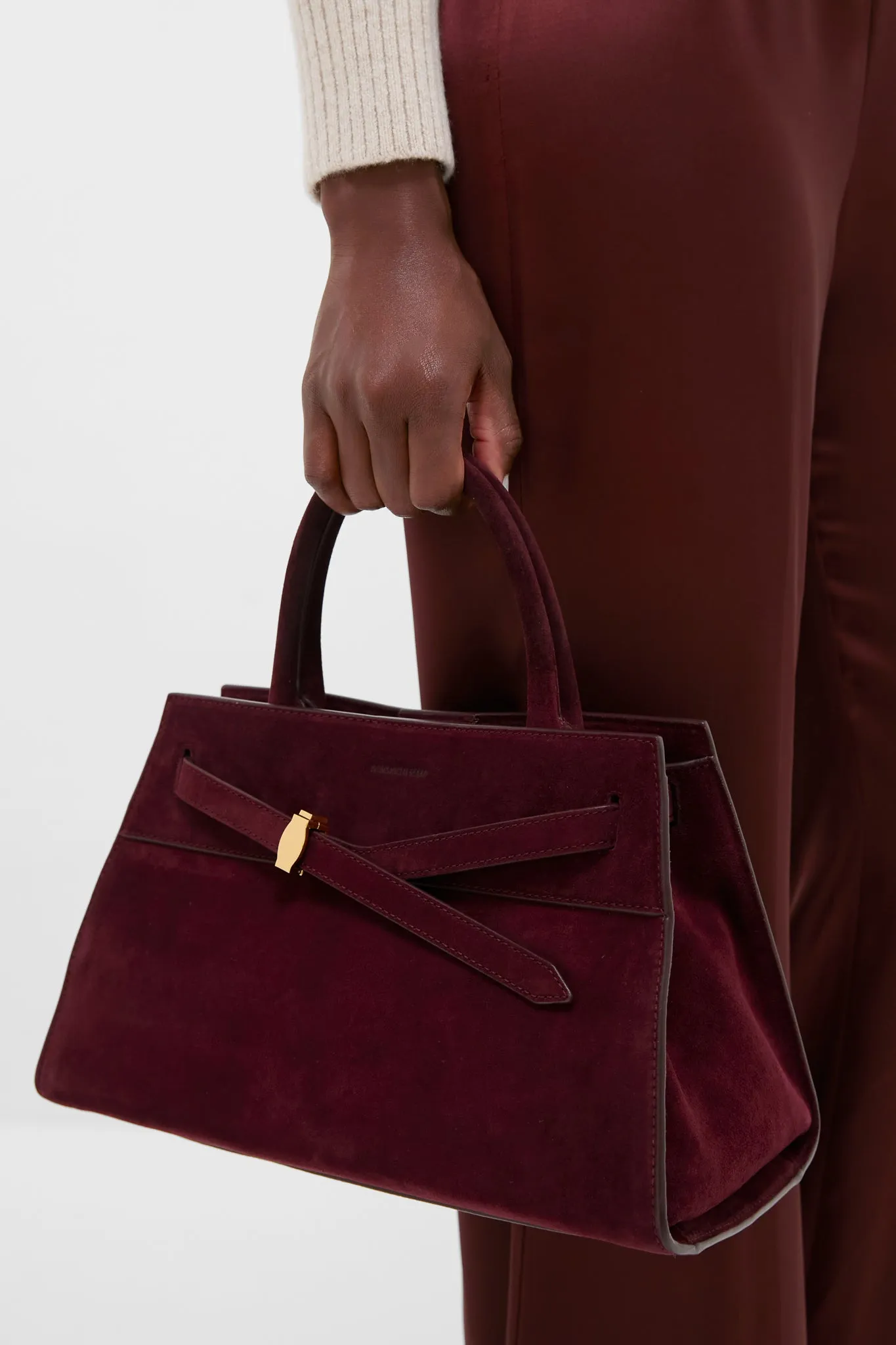 Raisin Suede Veronica Beard Dash Bag sold by Tuckernuck product image thumbnail 4